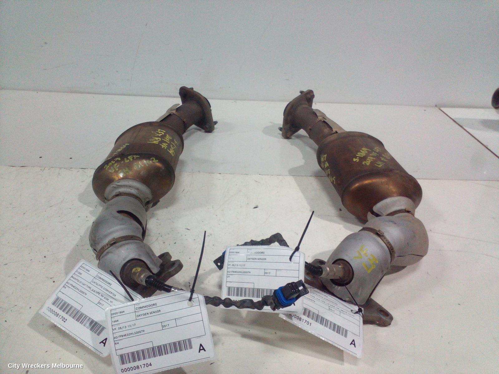 HOLDEN COMMODORE CATALYTIC CONVERTER, MANIFOLD-CAT TYPE, 3.6, LFX, RH SIDE, VF, 05/2013 - 12/2017