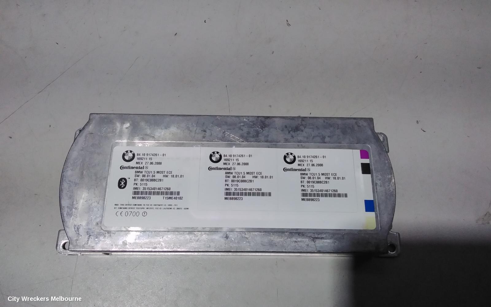 BMW X6, E71, 07/2008 - 04/2012, BLUETOOTH MODULE (84.10 9174261 - 01): 81725
