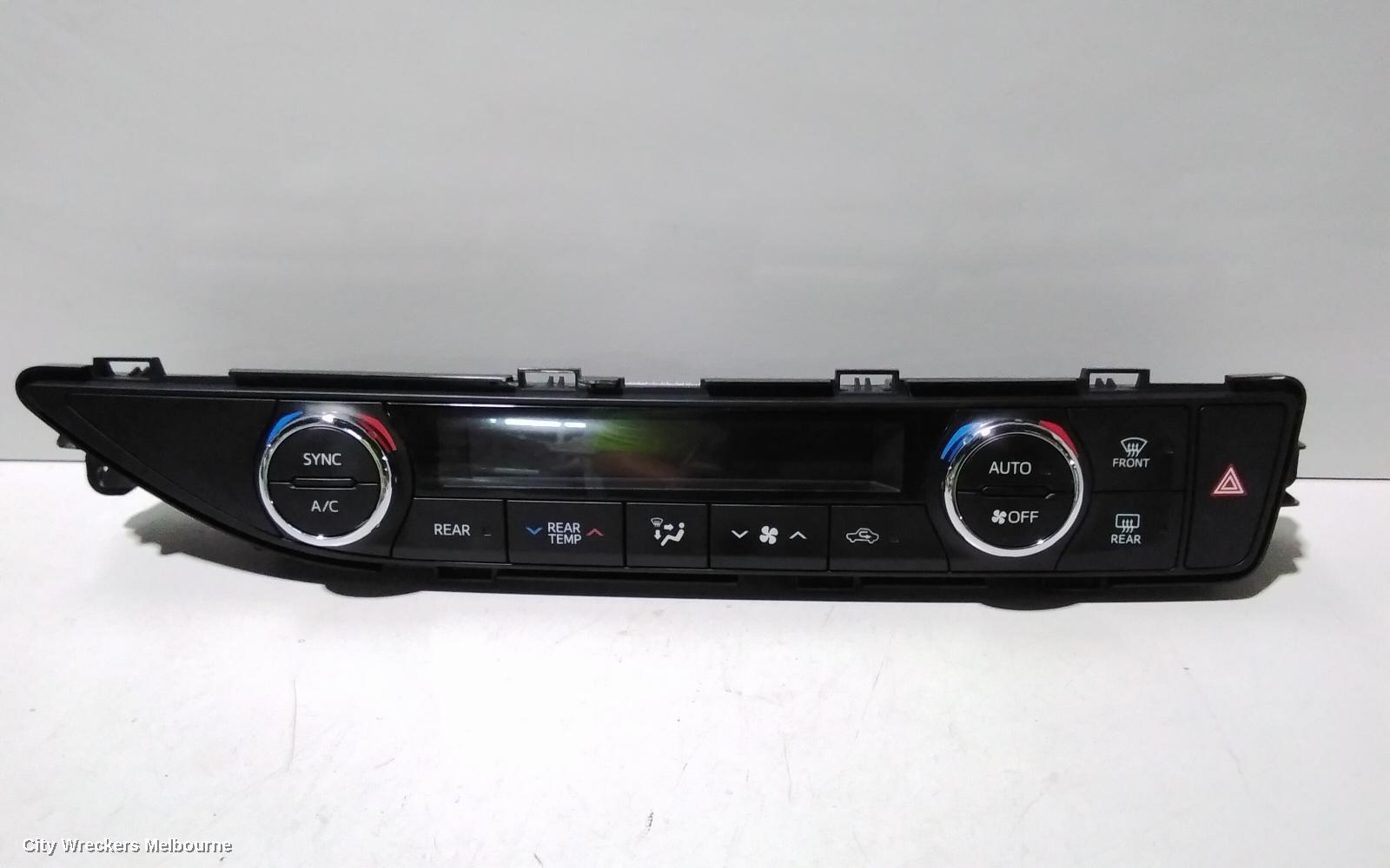 TOYOTA KLUGER HEATER/AC CONTROLS, GSU50/GSU55, CLIMATE CONTROL TYPE (FRONT), 03/2014 - 02/2021