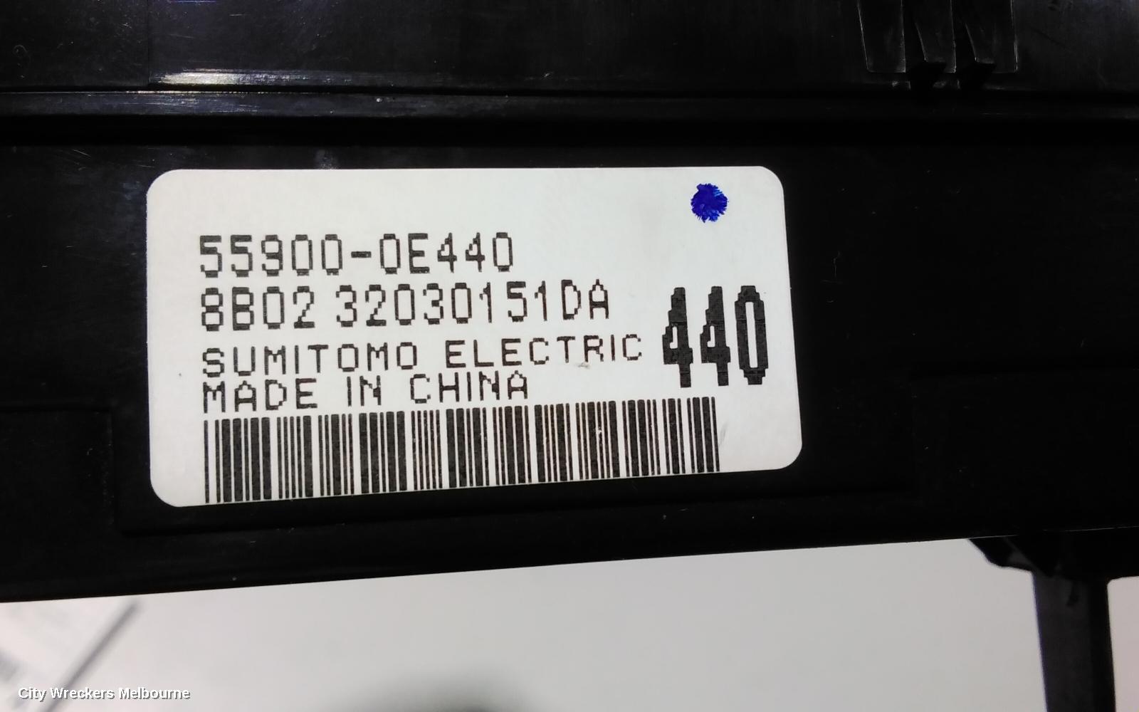 TOYOTA KLUGER HEATER/AC CONTROLS, GSU50/GSU55, CLIMATE CONTROL TYPE (FRONT), 03/2014 - 02/2021