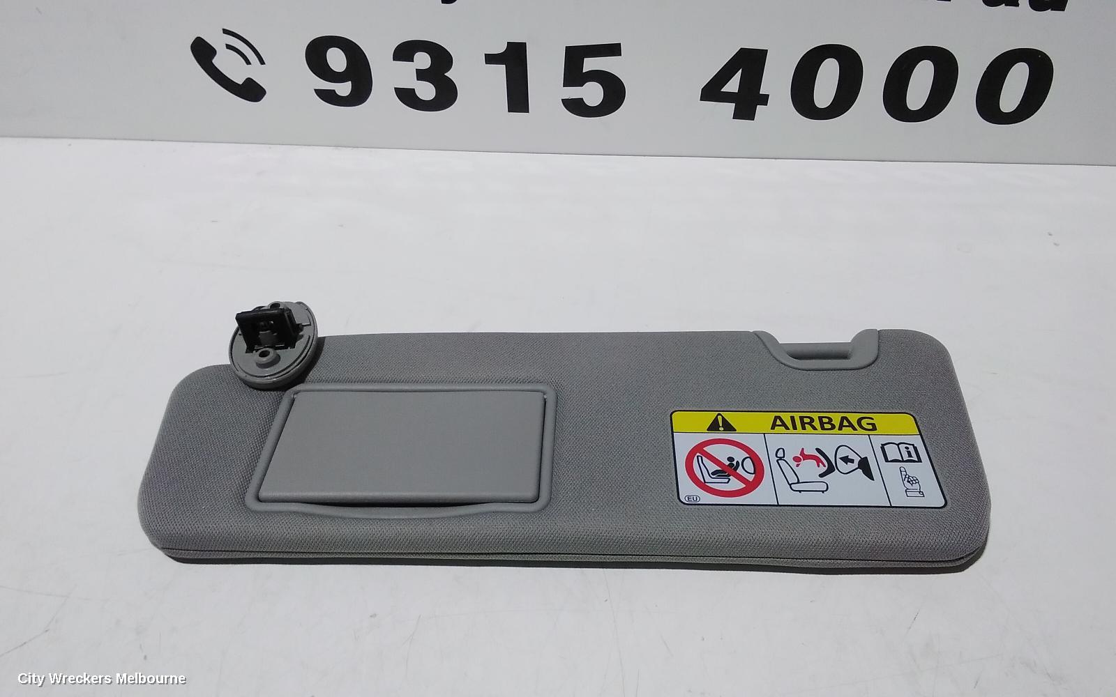 TOYOTA KLUGER SUNVISOR, GSU50/GSU55, LH SIDE, 03/2014 - 02/2021
