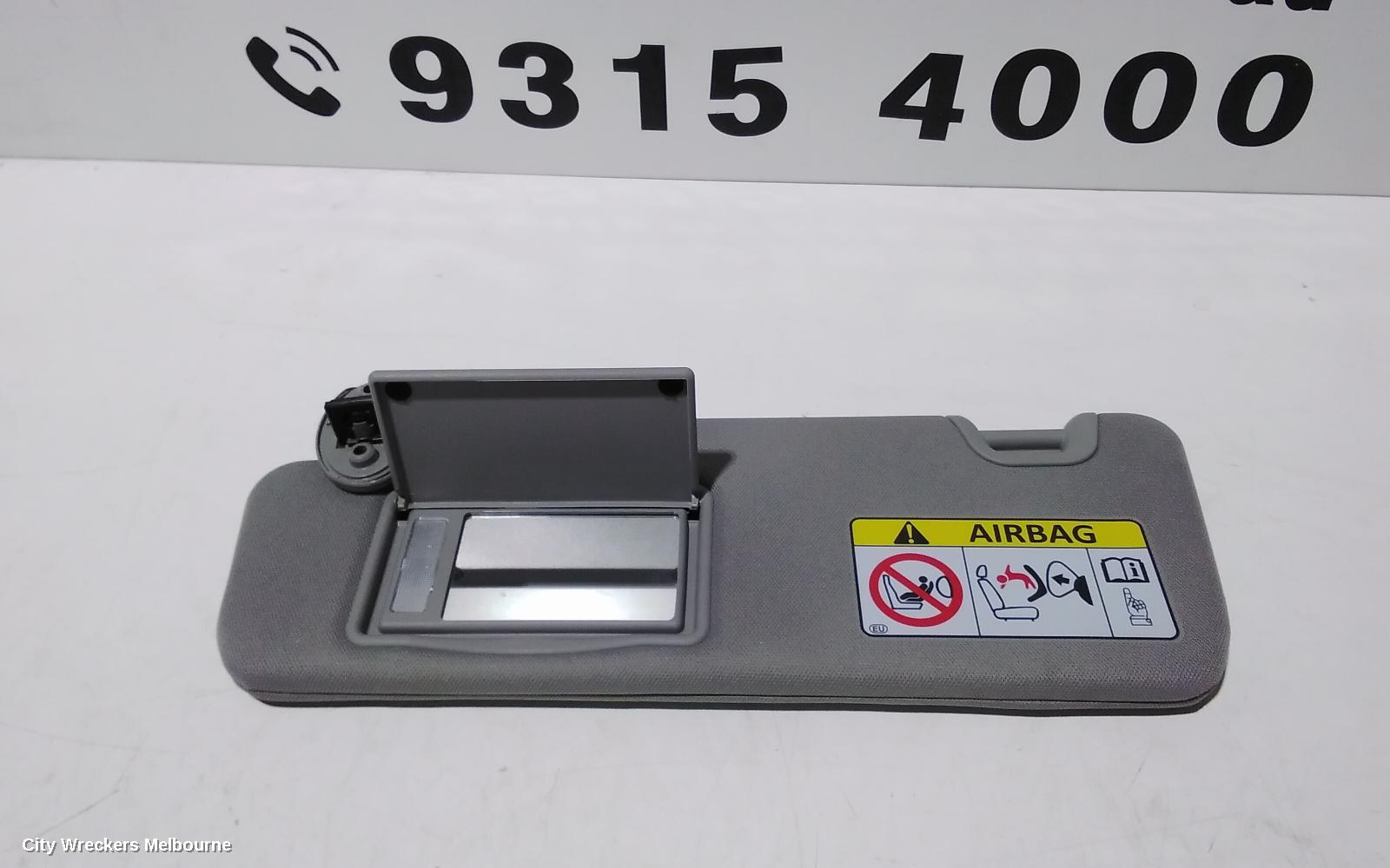 TOYOTA KLUGER SUNVISOR, GSU50/GSU55, LH SIDE, 03/2014 - 02/2021