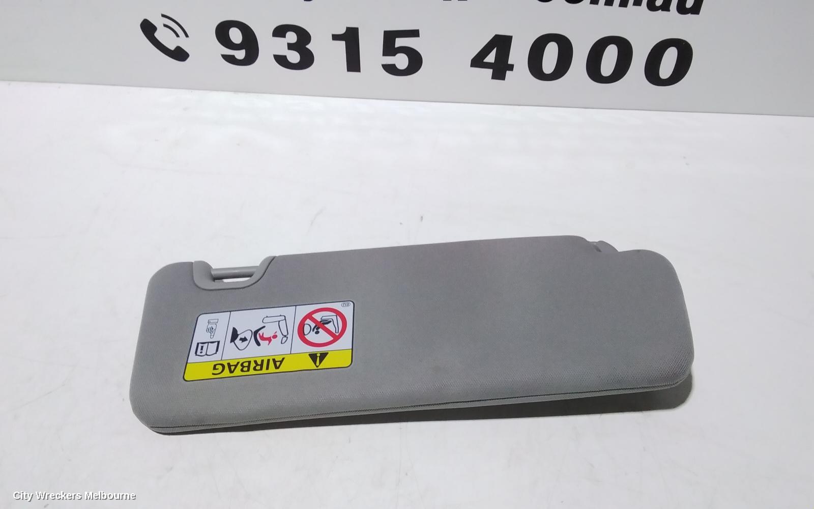 TOYOTA KLUGER SUNVISOR, GSU50/GSU55, LH SIDE, 03/2014 - 02/2021