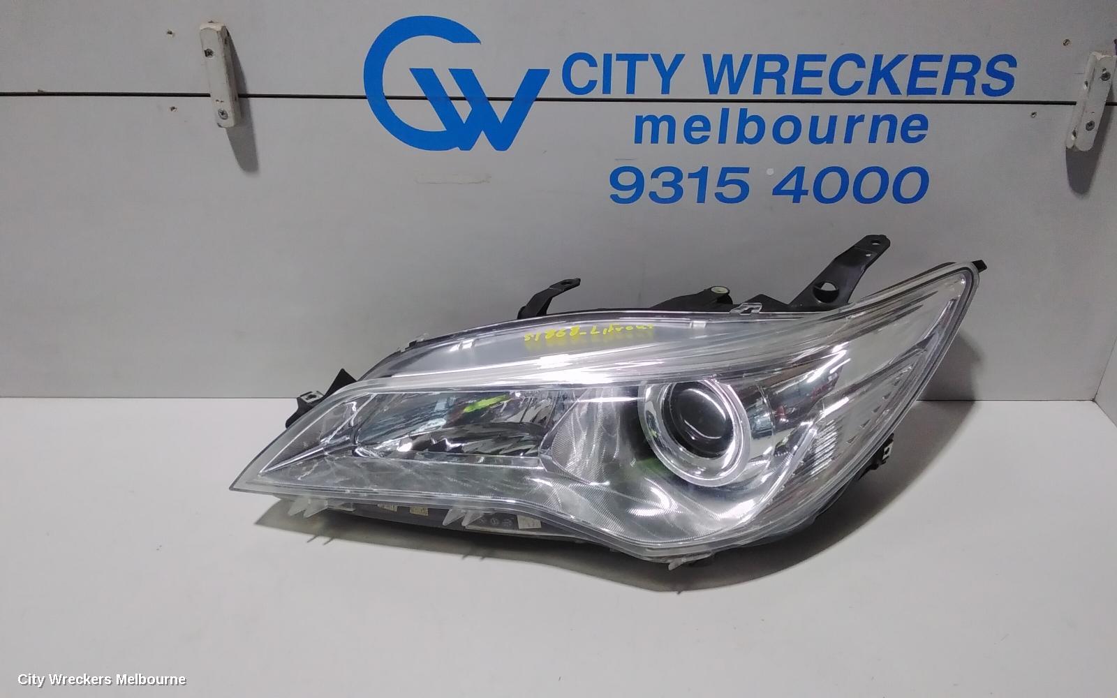 TOYOTA CAMRY LEFT HEADLAMP, ASV50/AVV50, CHROME TYPE, 04/2015 - 10/2017