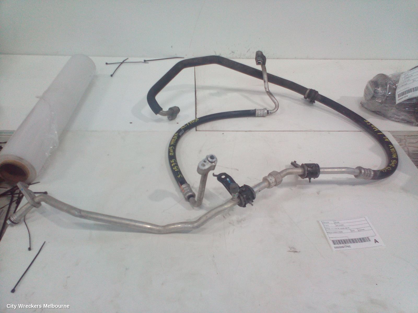 TOYOTA HILUX A/C HOSES, PETROL, 2.7, 2TR-FE, COMPRESSOR TO CONDENSER, 02/2005 - 08/2015