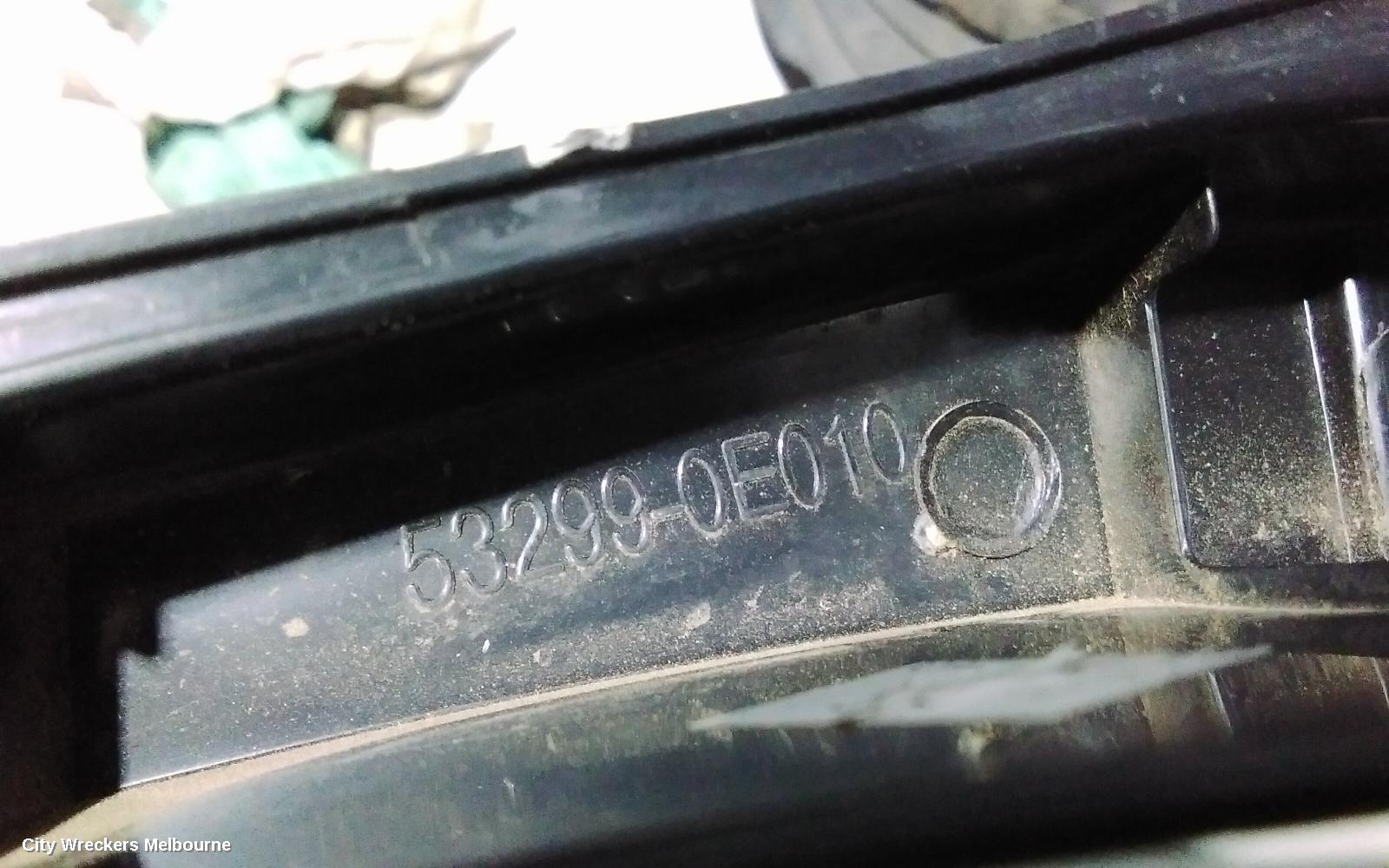 TOYOTA KLUGER, XU50 SERIES, 03/2014 - 02/2021, TOP LOCK PANEL PLASTIC COVER ONLY  , : 81787