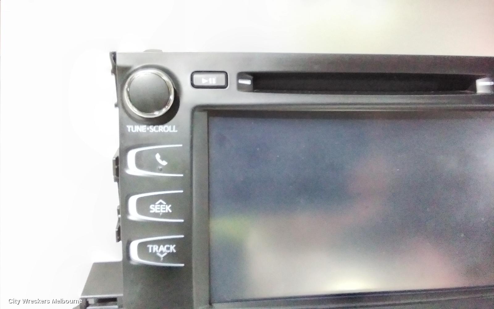 TOYOTA KLUGER RADIO/CD/DVD/SAT/TV, SAT NAV HEAD UNIT, GSU50/GSU55, 03/2014 - 02/2021