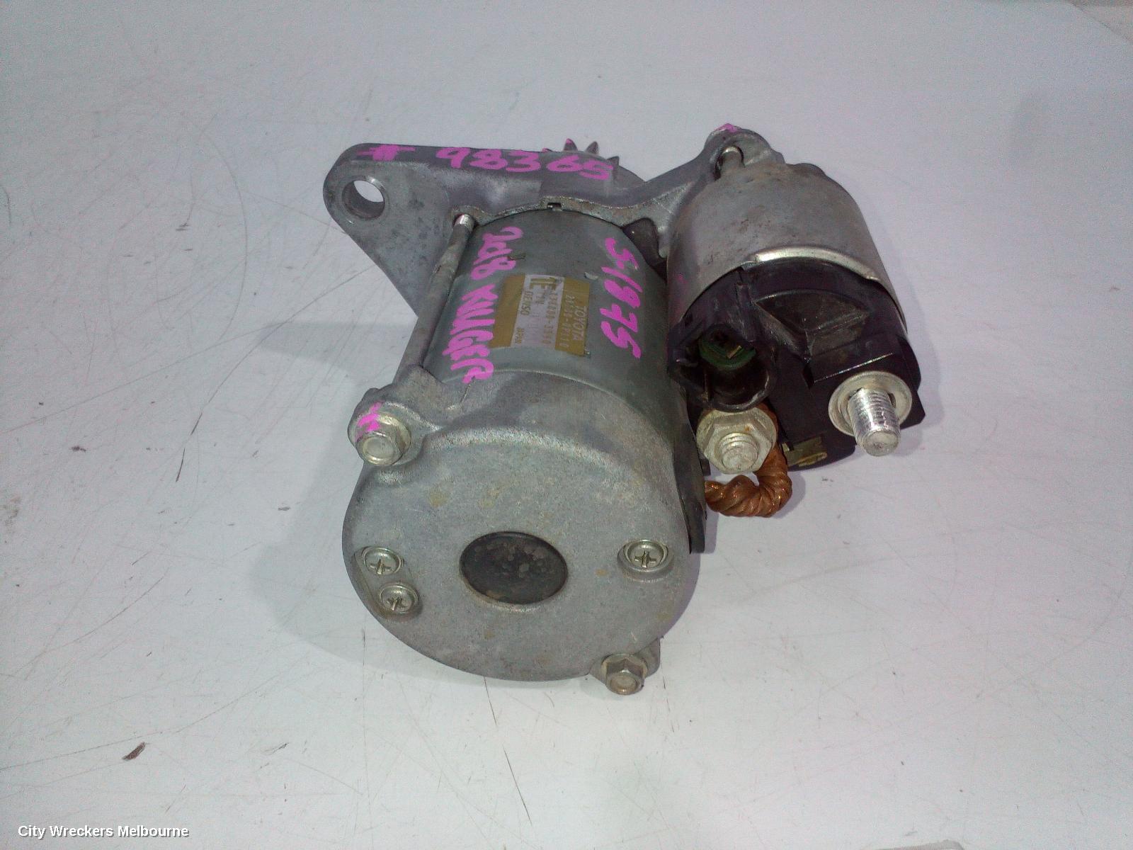 TOYOTA KLUGER STARTER, PETROL, 3.5, 2GR-FKS, GSU50/GSU55, 11/2016 - 02/2021