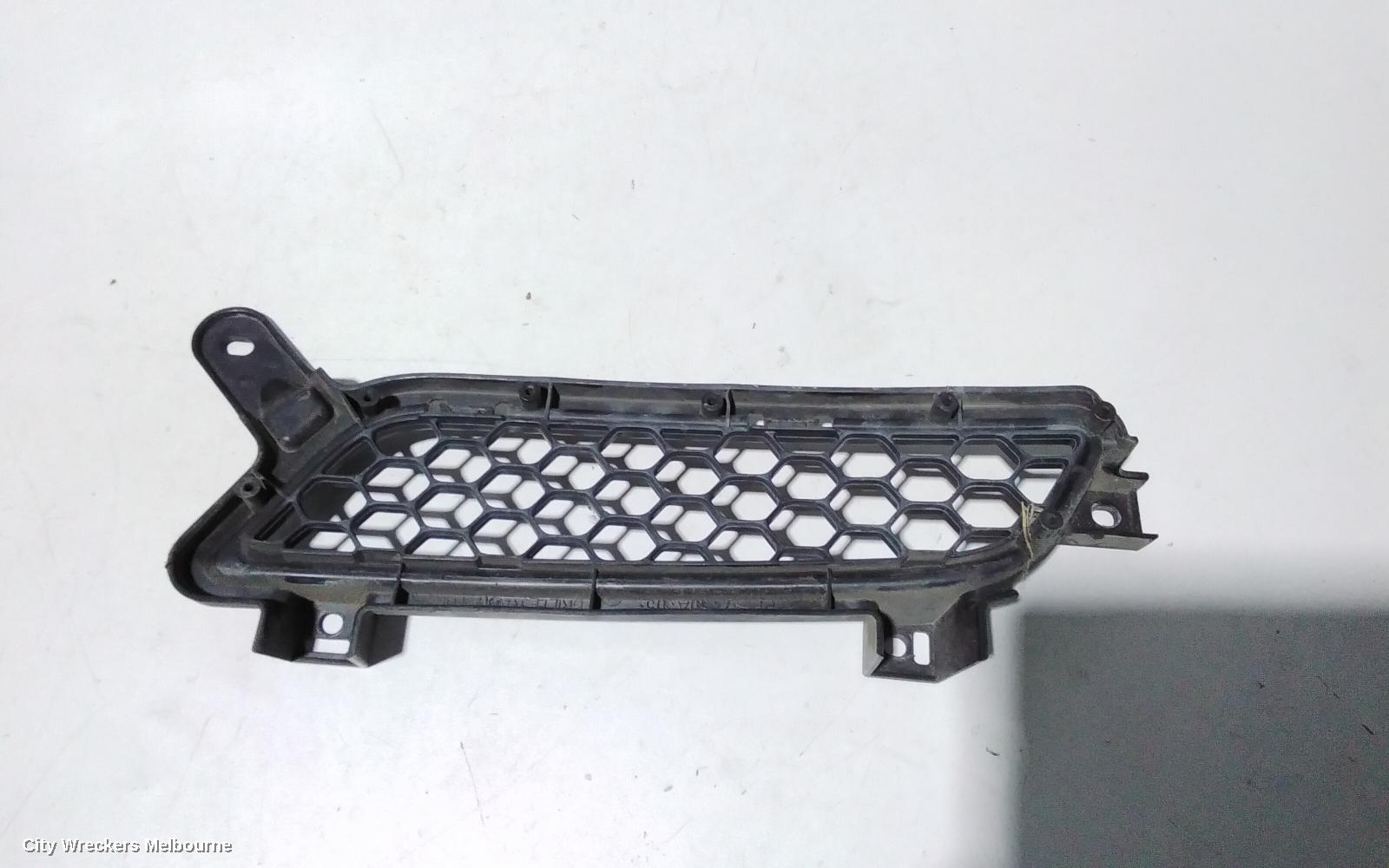 MITSUBISHI LANCER GRILLE, BUMPER GRILLE (LH SIDE), CJ, BLACK, NON FOGLAMP TYPE, 07/2007 - 10/2015
