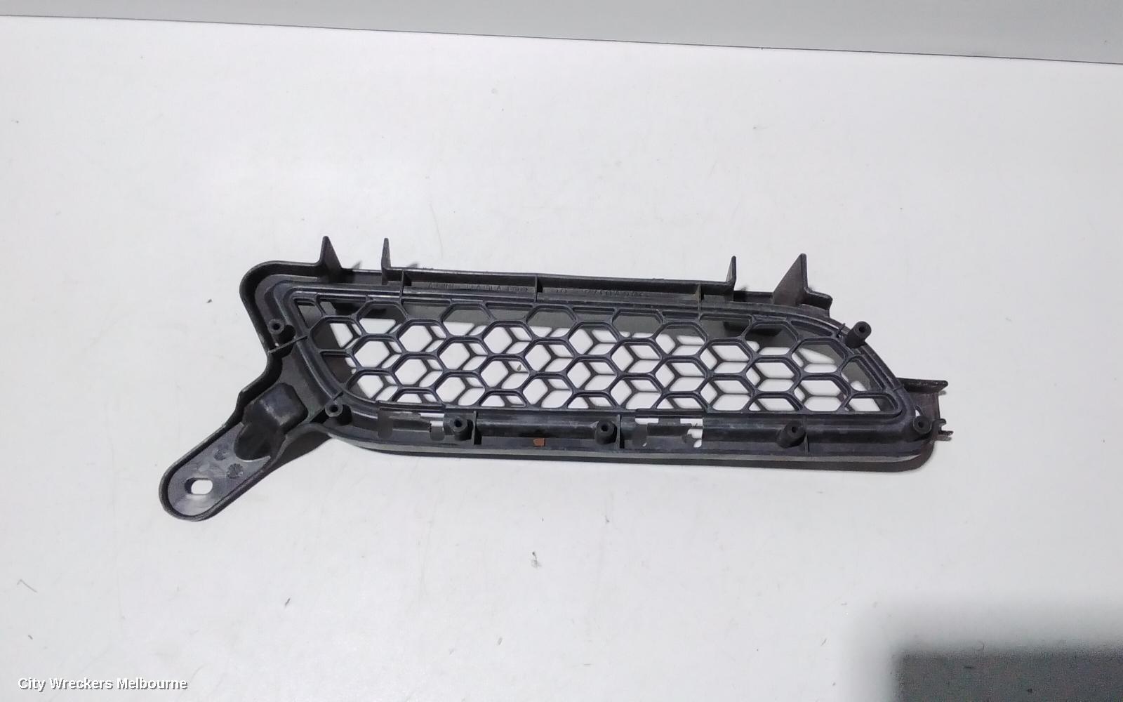 MITSUBISHI LANCER GRILLE, BUMPER GRILLE (RH SIDE), CJ, BLACK, NON FOGLAMP TYPE, 07/2007 - 10/2015