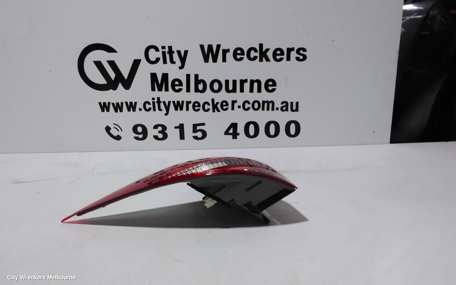 TOYOTA ESTIMA LEFT TAILLIGHT, XR50, RED/CLEAR, LENS# 28-193, 05-19 (IMPORT)