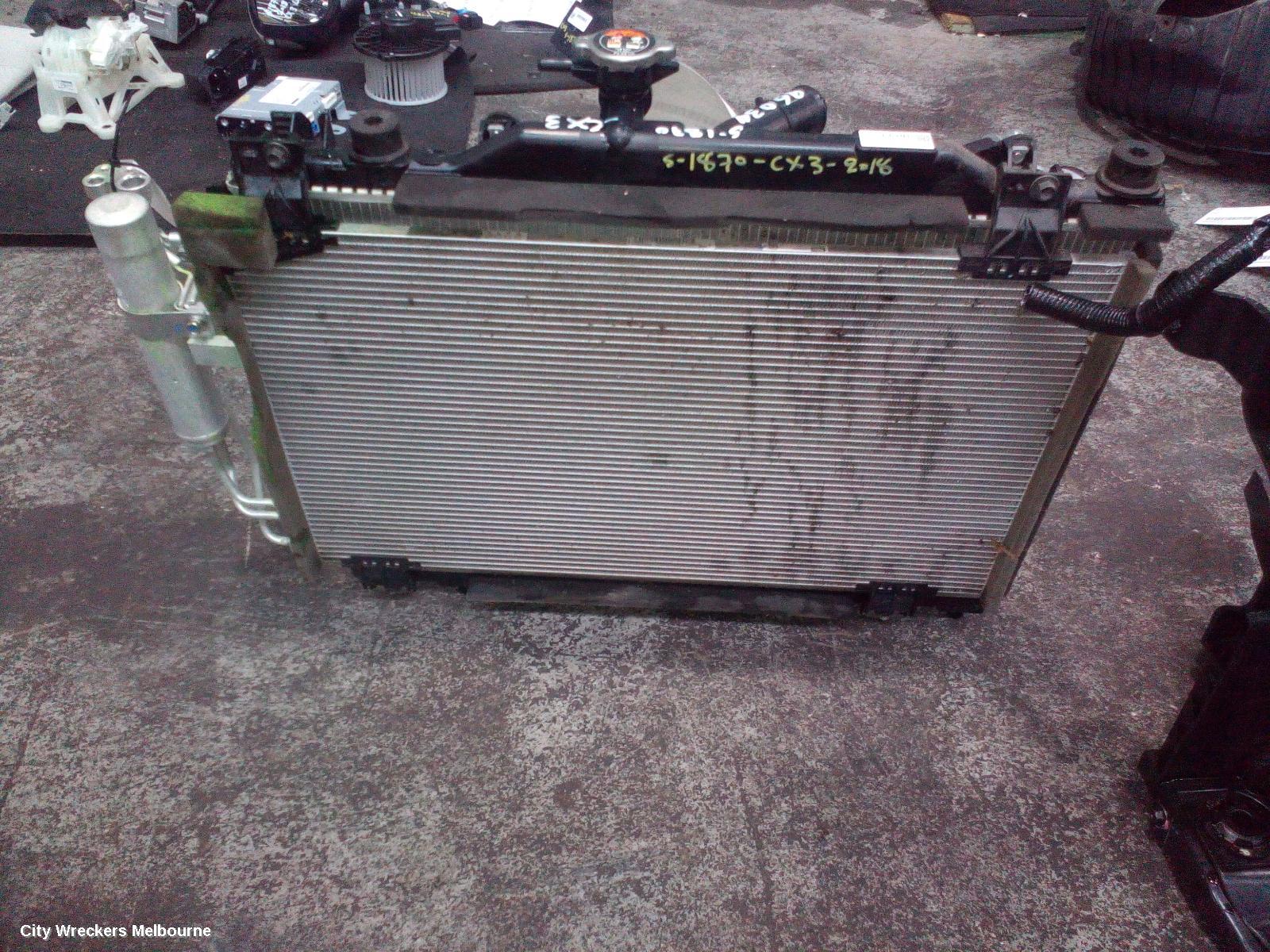 MAZDA CX3 RADIATOR, AUTO, 2.0, PETROL, DK, 03/2015 ONWARDS