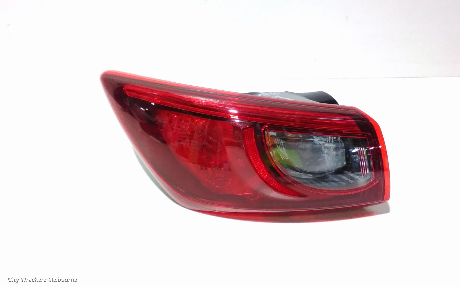 MAZDA CX3 LEFT TAILLIGHT, DK, NON LED TYPE, 03/2015 ONWARDS