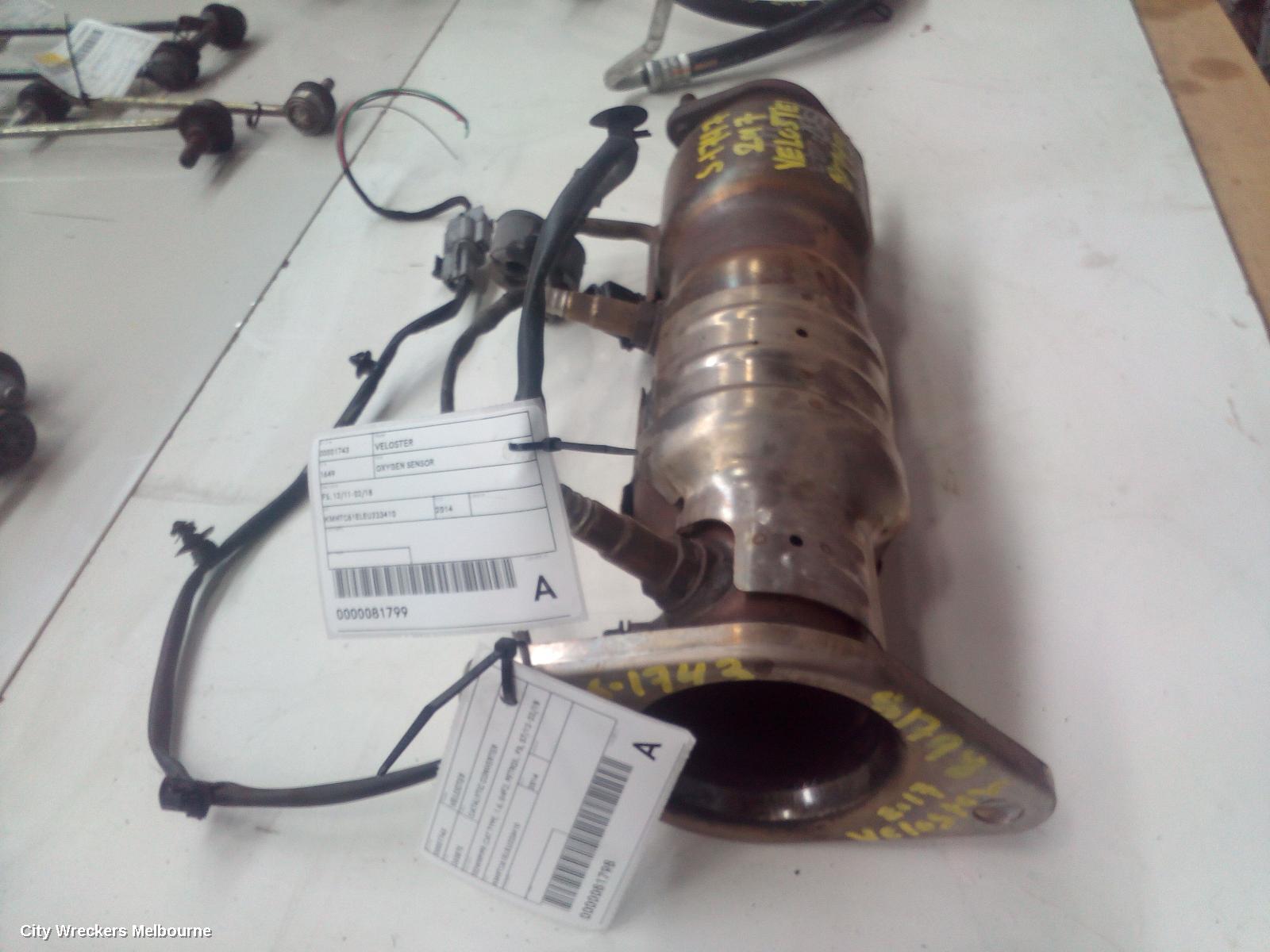 HYUNDAI VELOSTER CATALYTIC CONVERTER, DOWNPIPE-CAT TYPE, 1.6, G4FJ, PETROL, FS, 07/2012 - 02/2018