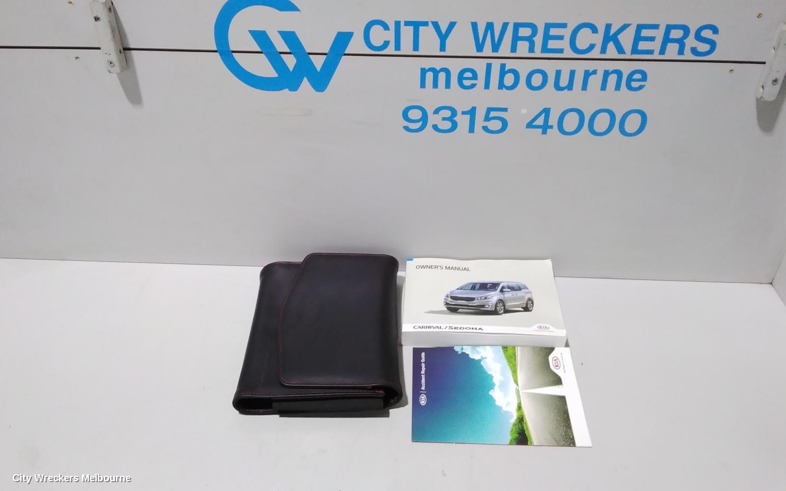 KIA CARNIVAL/GRAND CARNIVAL OWNERS HANDBOOK, YP, 01/2015 - 10/2020