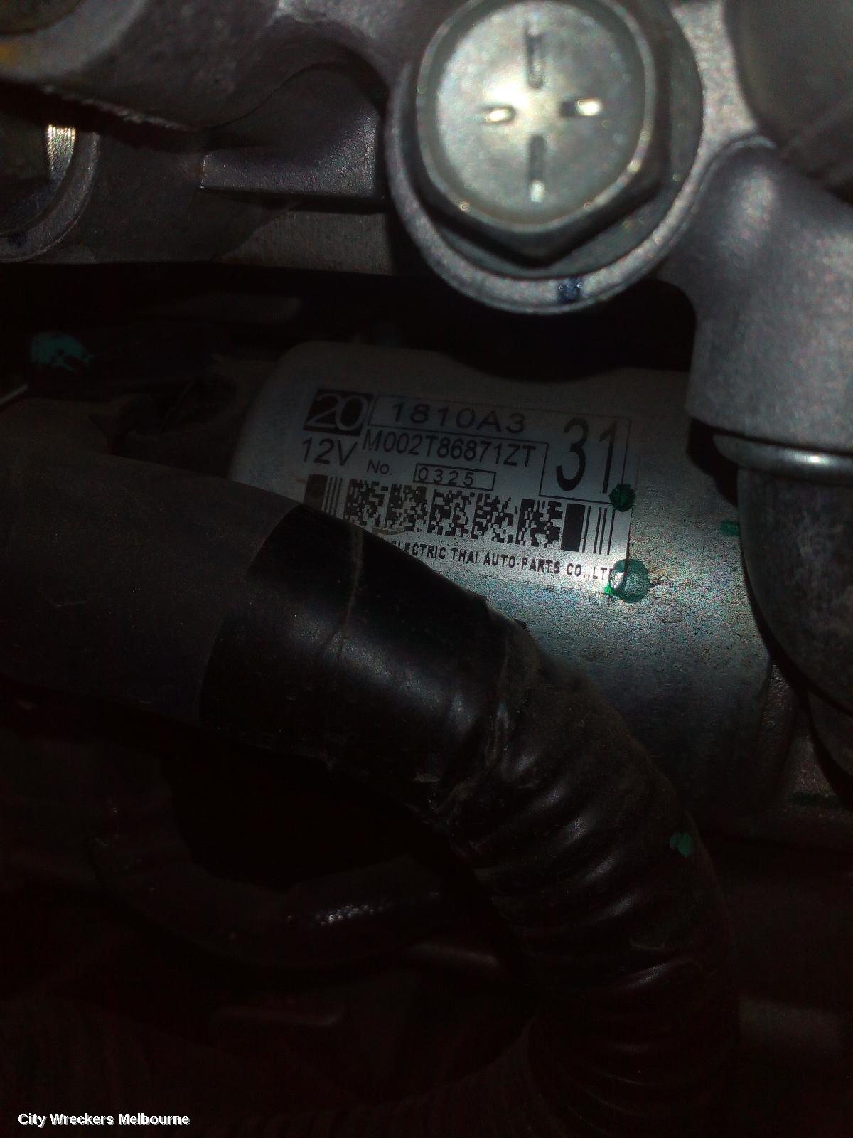 MITSUBISHI TRITON STARTER, DIESEL, 2.4, 4N15, AUTO T/M, MQ-MR, 04/2015 ONWARDS