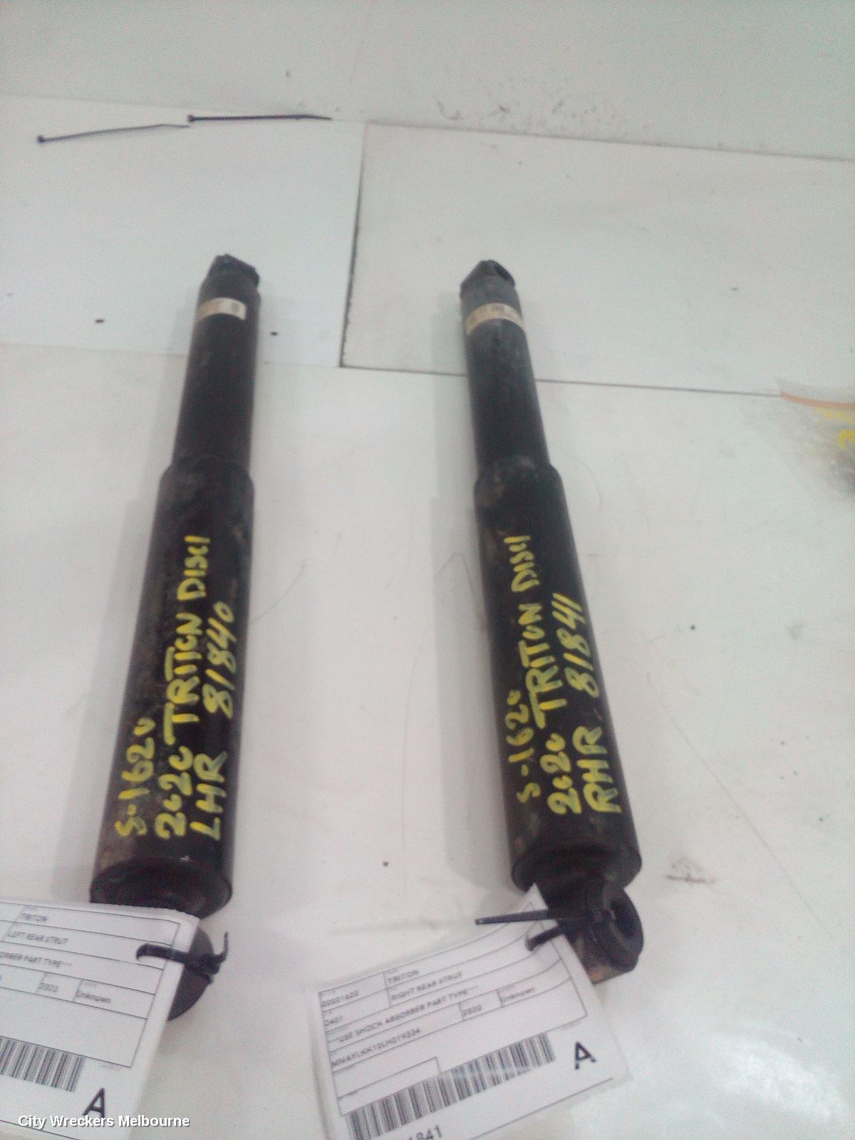 MITSUBISHI TRITON SHOCK ABSORBER, MR, REAR (LH SIDE), 11/2018 ONWARDS