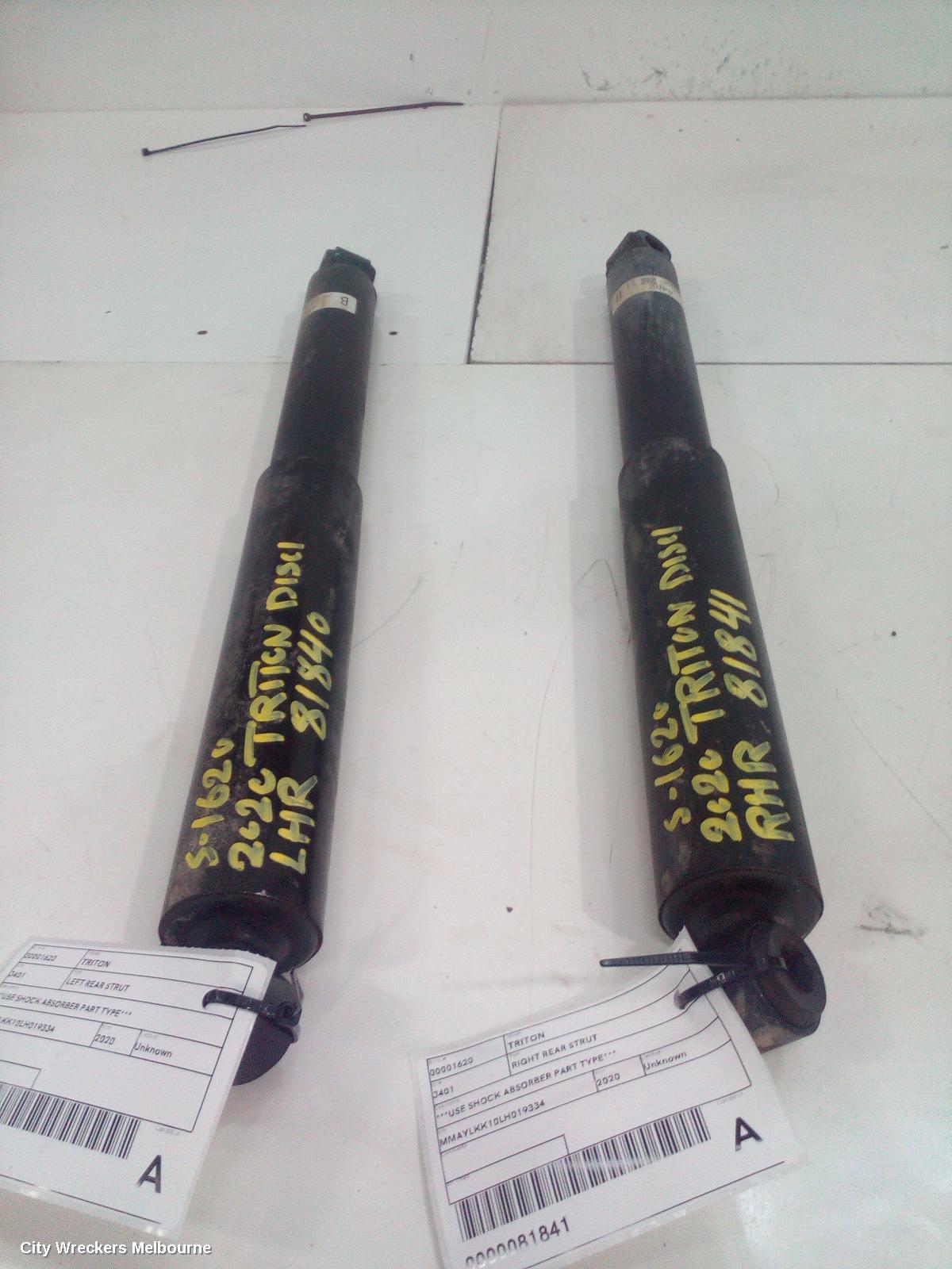 MITSUBISHI TRITON RIGHT REAR STRUT, ***USE SHOCK ABSORBER PART TYPE***