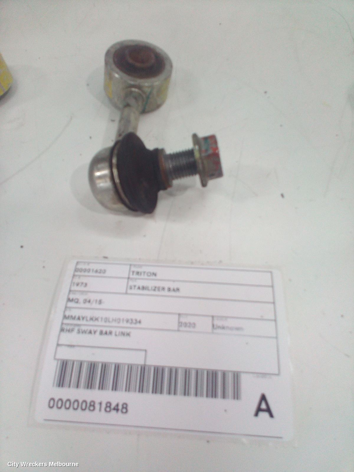 MITSUBISHI TRITON STABILISER BAR, MQ-MR, FRONT SWAY BAR, 03/2015 - 10/2023
