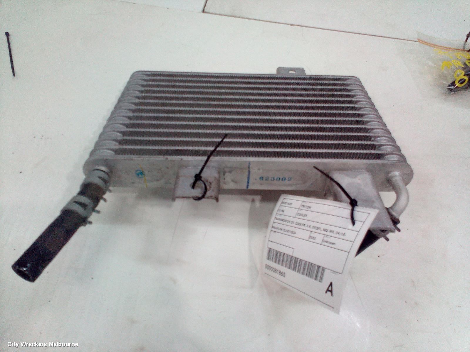 MITSUBISHI TRITON COOLER, TRANSMISSION OIL COOLER, 2.5, DIESEL, MQ-MR, 04/2015 ONWARDS