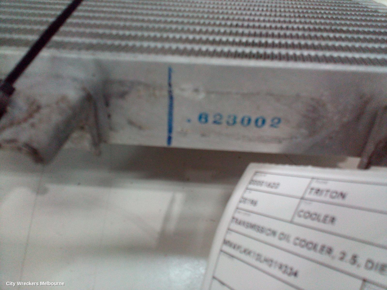 MITSUBISHI TRITON COOLER, TRANSMISSION OIL COOLER, 2.5, DIESEL, MQ-MR, 04/2015 ONWARDS