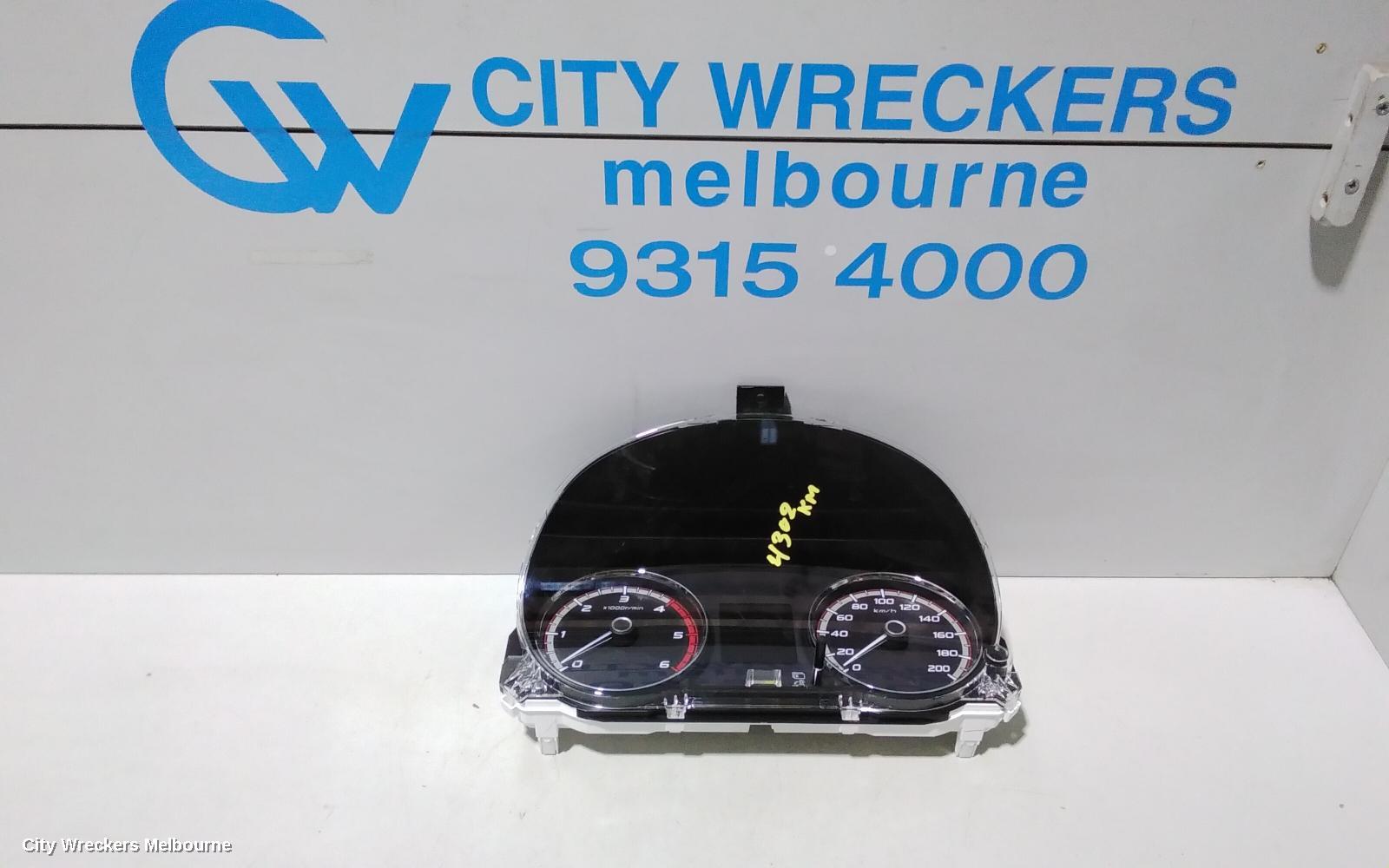 MITSUBISHI TRITON INSTRUMENT CLUSTER, MR, DIESEL, 2WD, AUTO/MANUAL T/M, 11/2018 - 10/2023