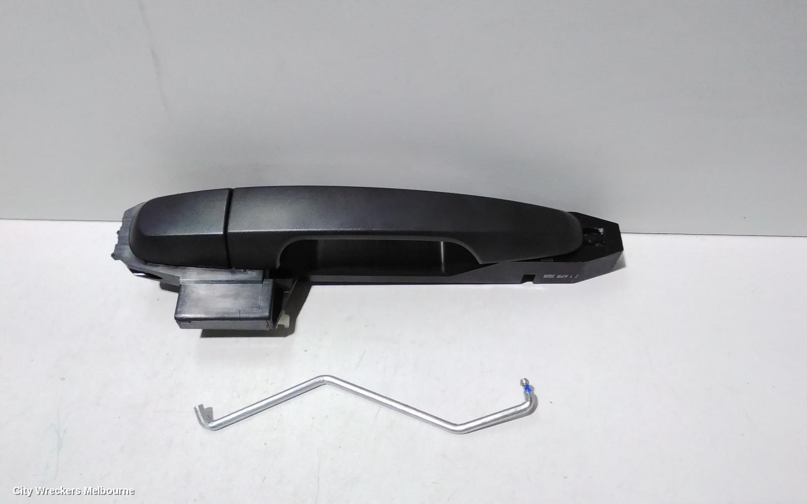 MITSUBISHI TRITON DOOR HANDLE, LH FRONT, OUTER, BLACK, GLX, MQ-MR, 03/2015 - 10/2023