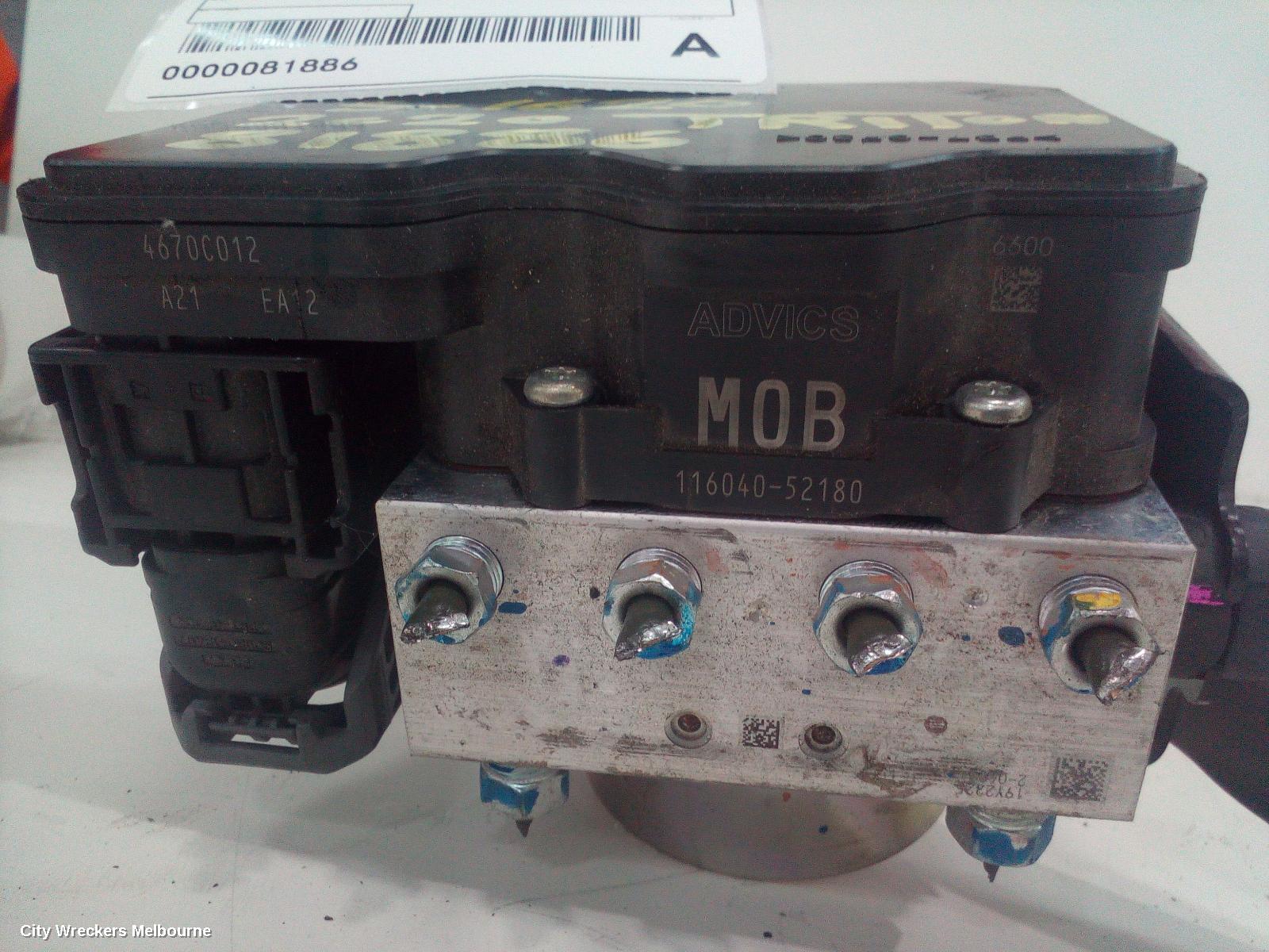 MITSUBISHI TRITON ABS PUMP/MODULATOR, MR, P/N 4670B505, 11/2018 ONWARDS