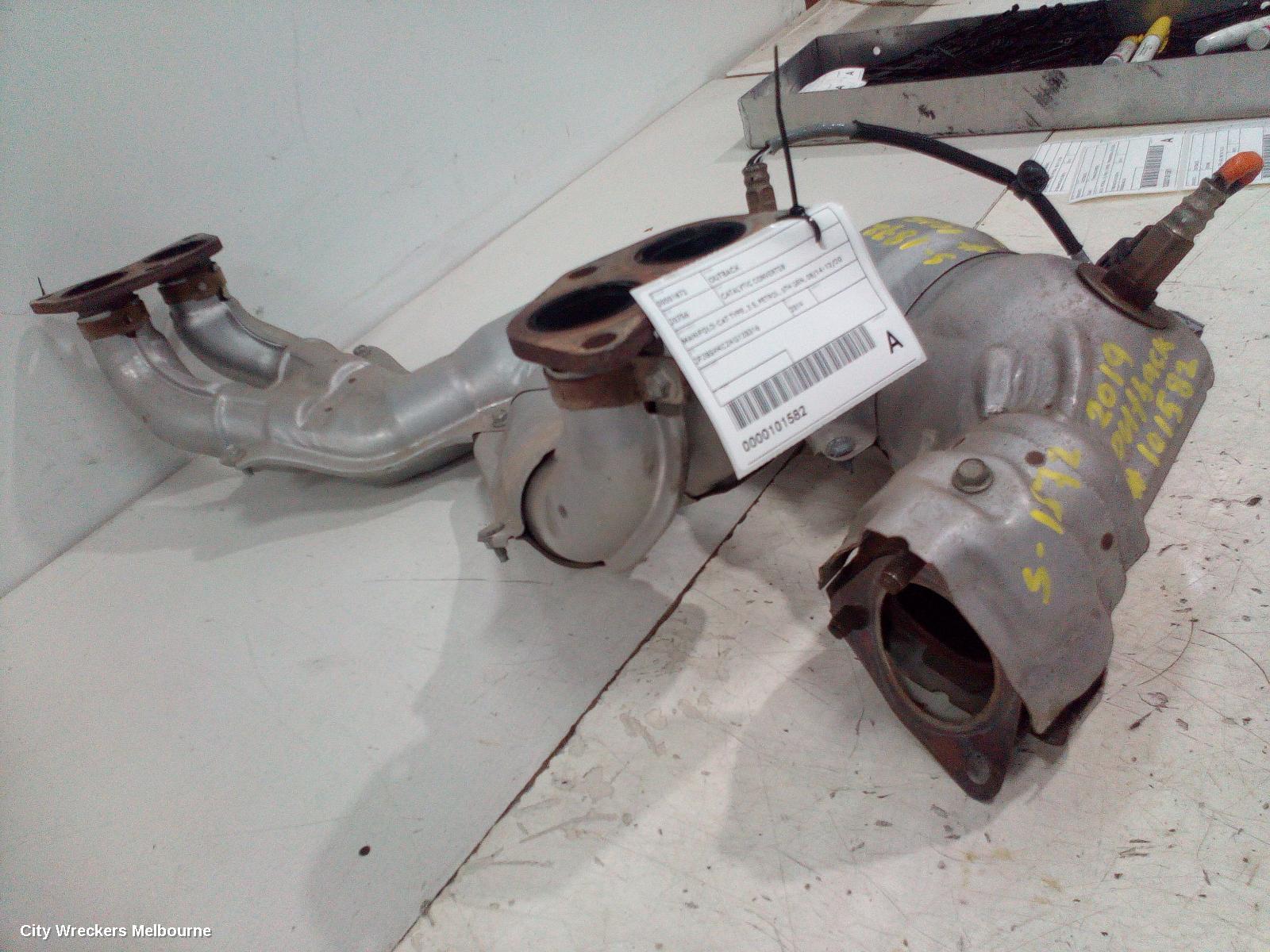 SUBARU OUTBACK CATALYTIC CONVERTER, MANIFOLD-CAT TYPE, 2.5, PETROL, 6TH GEN, 08/2014 - 12/2020