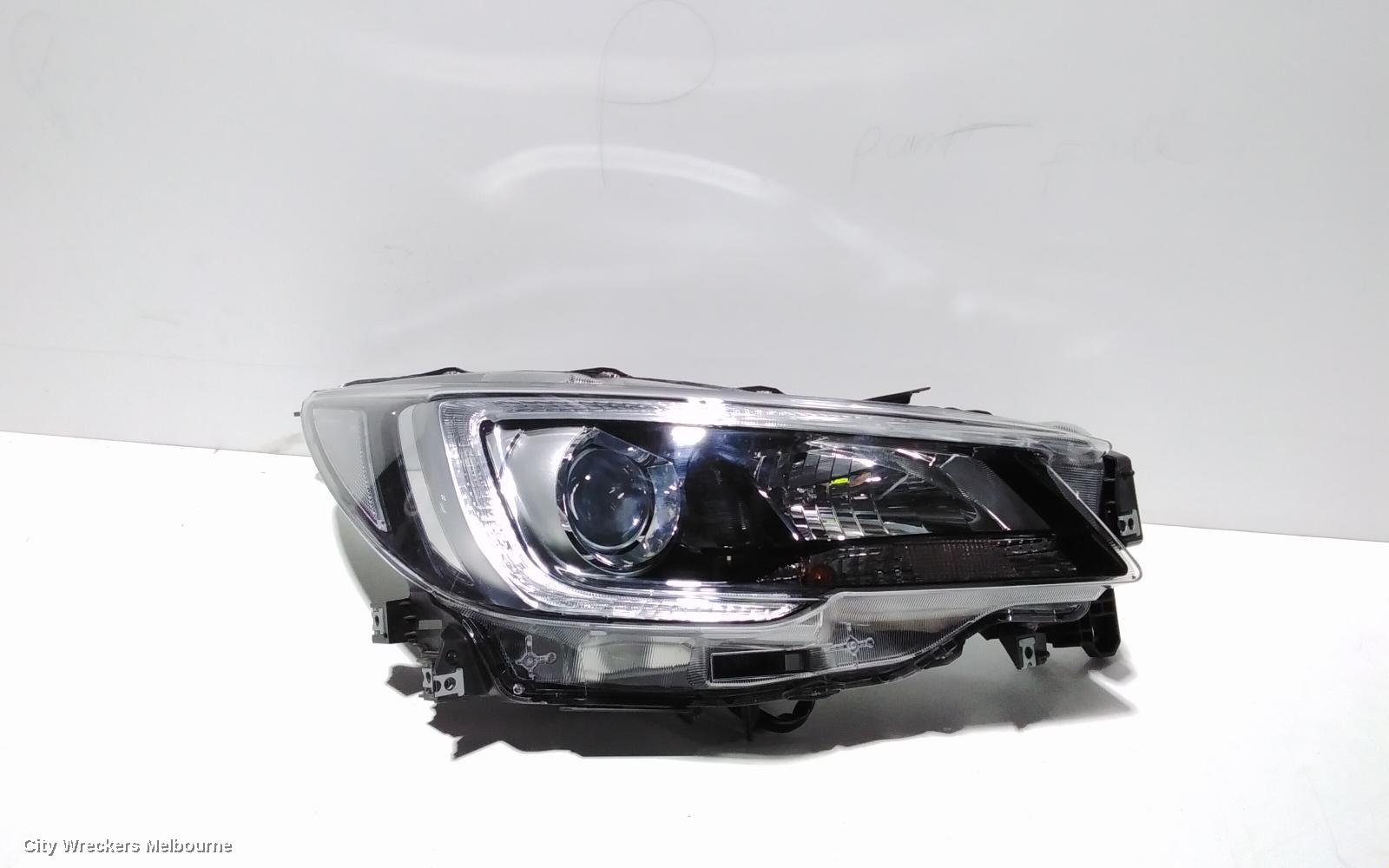SUBARU OUTBACK RIGHT HEADLAMP, 6TH GEN, LED TYPE, 12/2017 - 12/2020