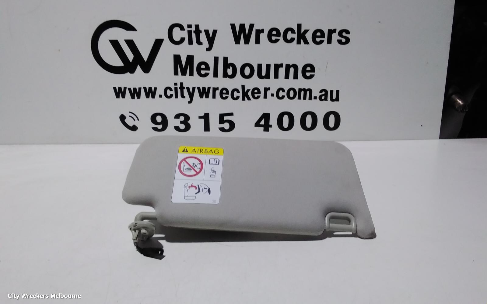 SUBARU OUTBACK SUNVISOR, 6TH GEN, LH SIDE, 08/2014 - 12/2020