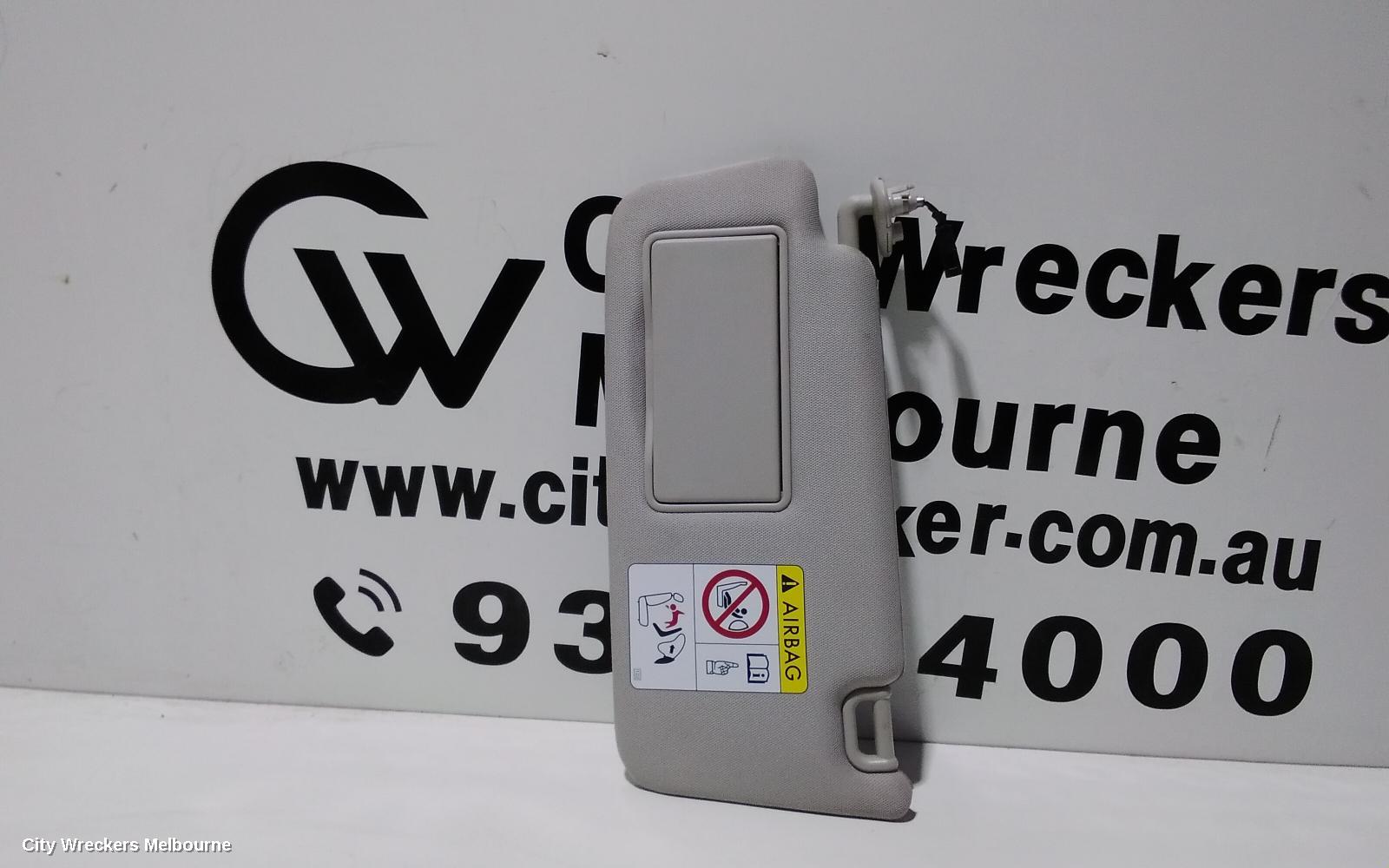SUBARU OUTBACK SUNVISOR, 6TH GEN, LH SIDE, 08/2014 - 12/2020