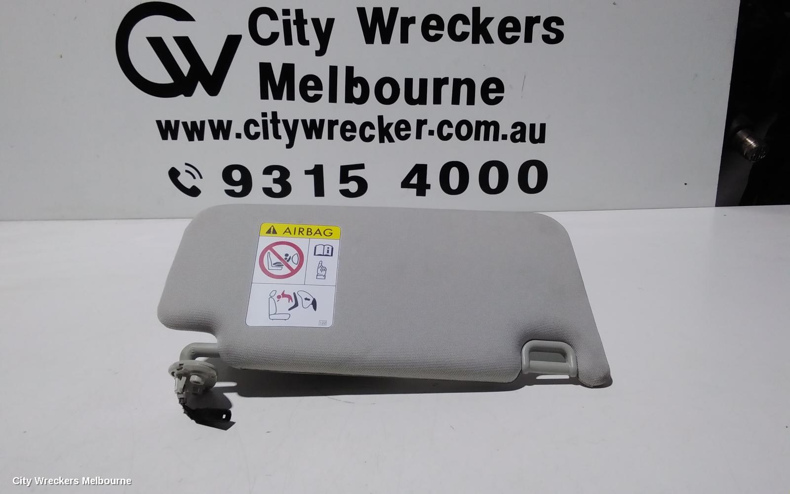 SUBARU OUTBACK SUNVISOR, 6TH GEN, LH SIDE, 08/2014 - 12/2020