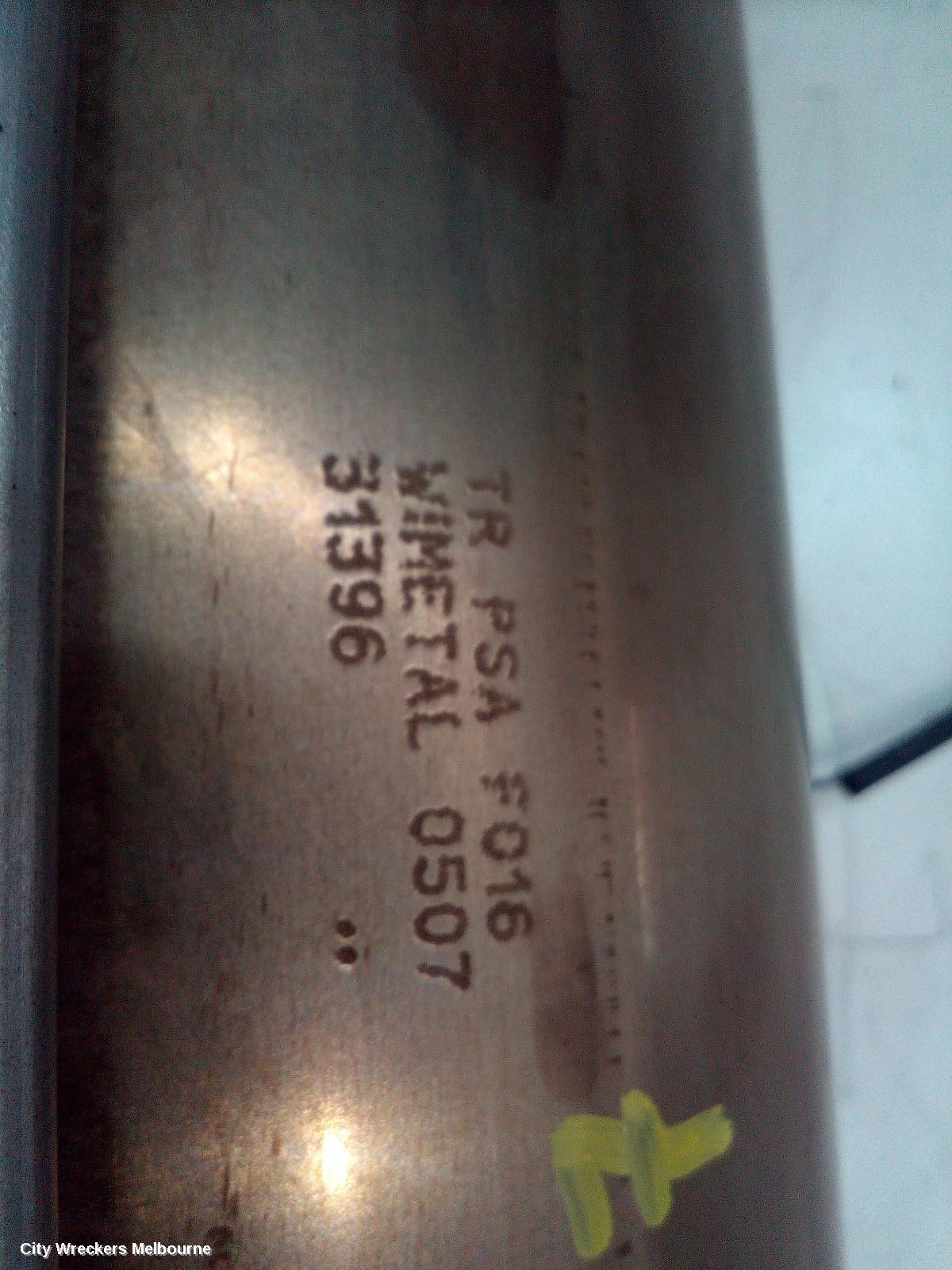 PEUGEOT 407 PARTICULATE FILTER/DPF