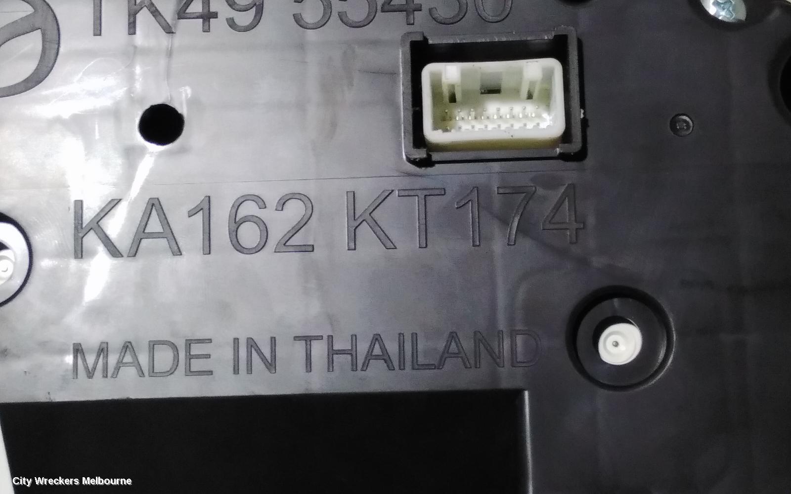 MAZDA CX9 INSTRUMENT CLUSTER, TC, 07/2016 ONWARDS