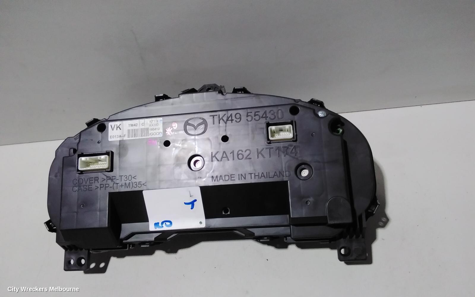 MAZDA CX9 INSTRUMENT CLUSTER, TC, 07/2016 ONWARDS