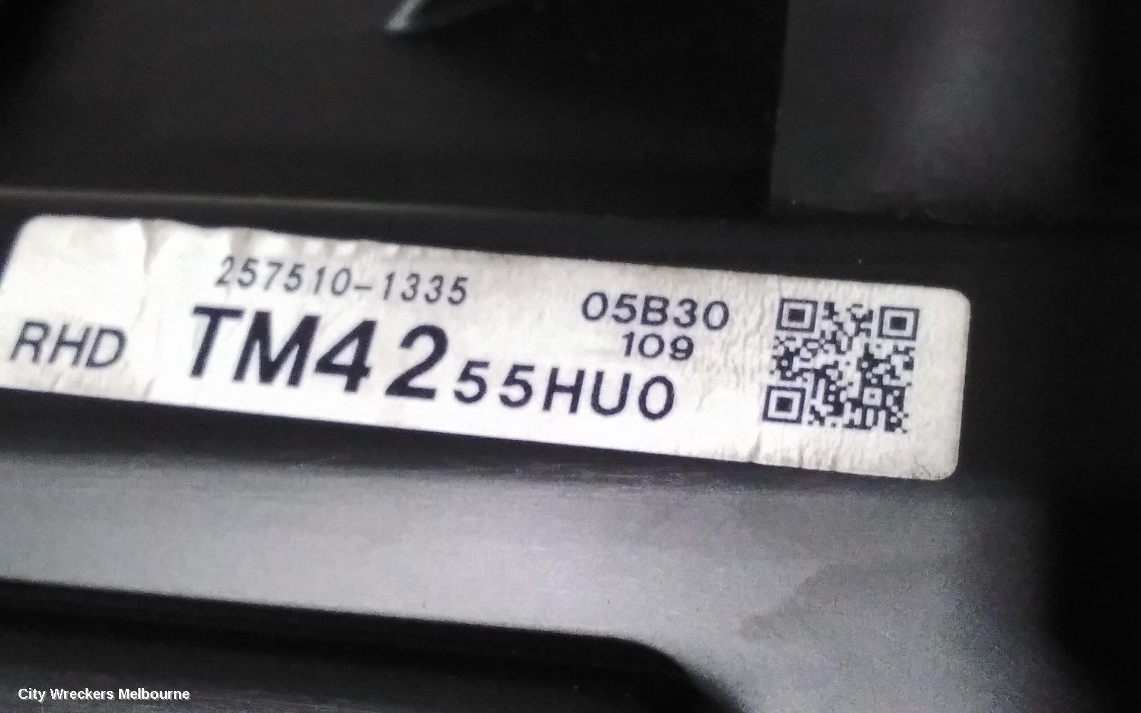MAZDA CX9 INSTRUMENT CLUSTER, HEADS UP DISPLAY UNIT, TC, 07/2016 ONWARDS