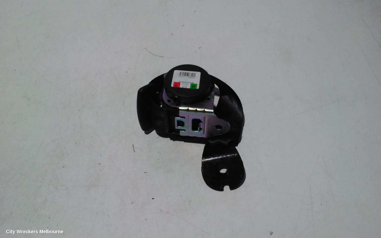 LAND ROVER RANGEROVER EVOQUE SEATBELT/STALK, LH REAR, SEAT BELT ONLY, L538, 11/2011 - 01/2019