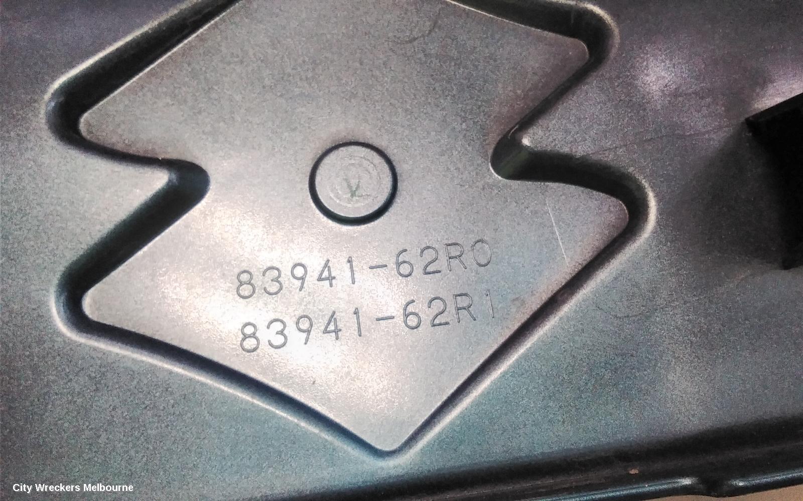 SUZUKI IGNIS REAR GARNISH, TAILGATE GARNISH, W/ REVERSE CAMERA TYPE, MF, 11/2016 ONWARDS