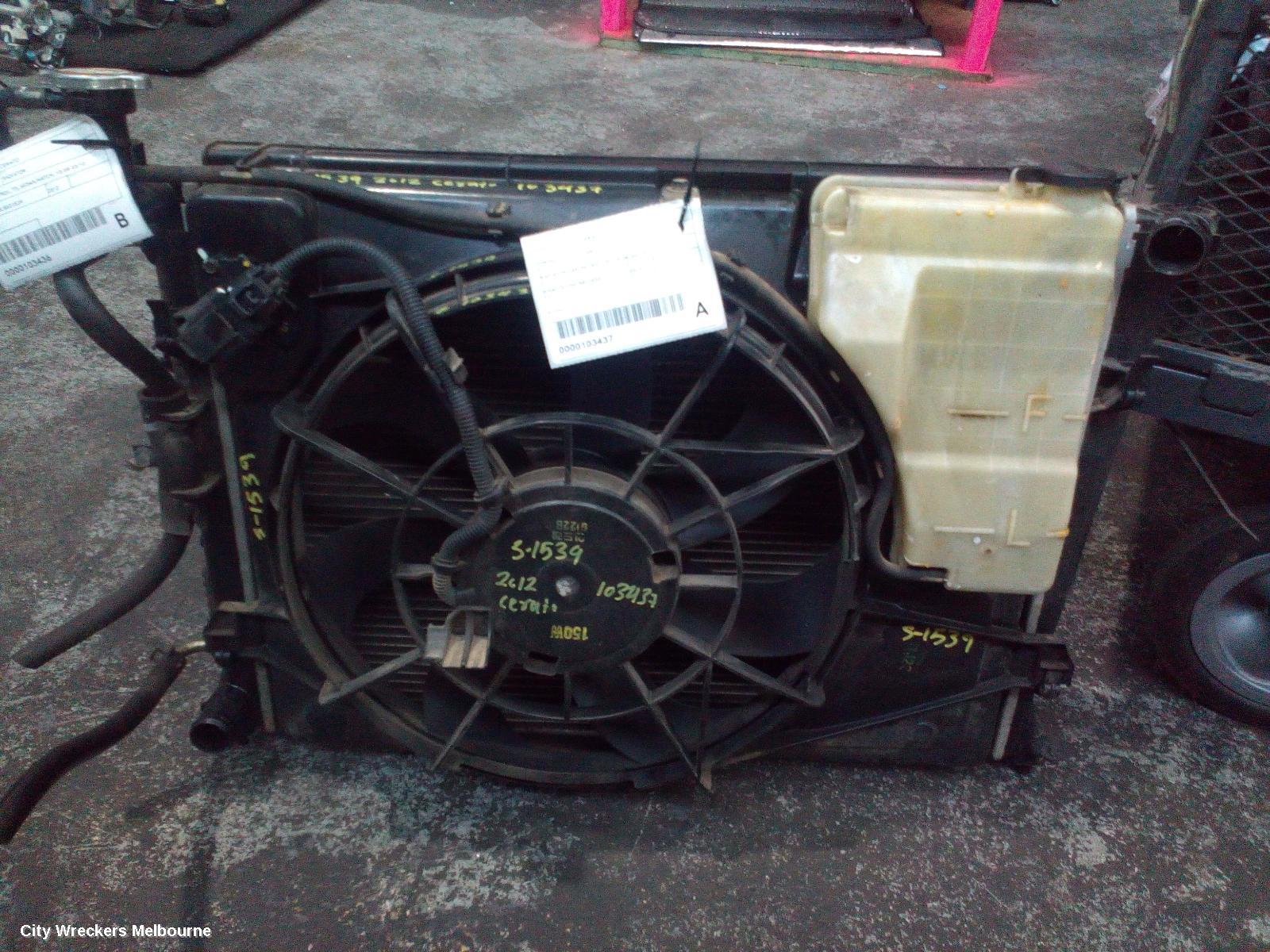 KIA CERATO FAN, RADIATOR FAN, PETROL, TD, 10/2008 - 03/2013