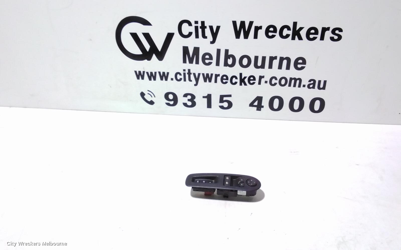 PEUGEOT 407 PWR DR WIND SWITCH, RH FRONT (MASTER SWITCH), COUPE, 03/2006 - 12/2011