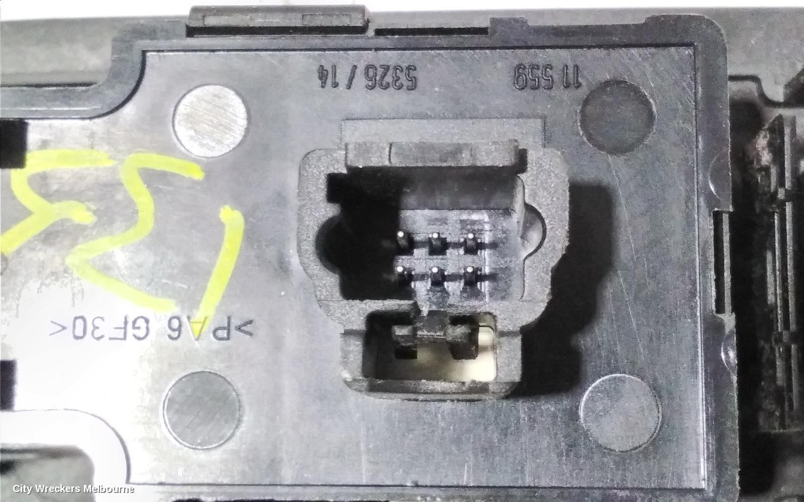 PEUGEOT 407 PWR DR WIND SWITCH, RH FRONT (MASTER SWITCH), COUPE, 03/2006 - 12/2011