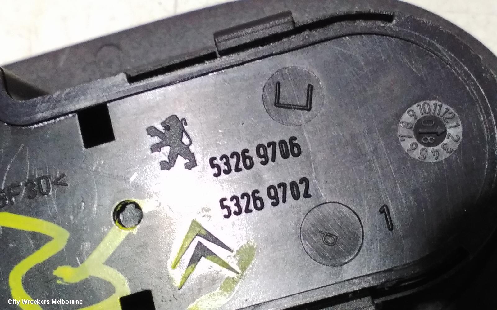 PEUGEOT 407 PWR DR WIND SWITCH, RH FRONT (MASTER SWITCH), COUPE, 03/2006 - 12/2011