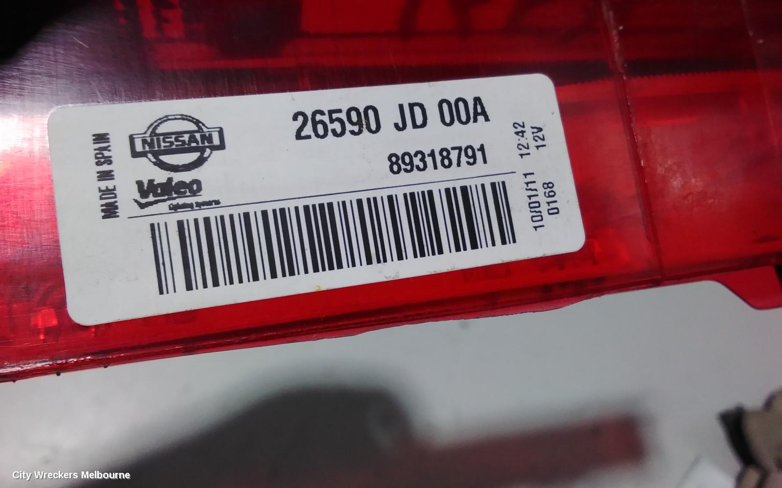 NISSAN DUALIS HIGH LEVEL STOPLIGHT, J10 10/2007 - 05/2014