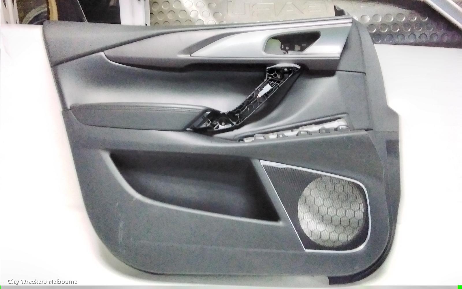 MAZDA CX9 DOOR TRIM, LH FRONT, TC, LEATHER, W/ 12 SPEAKER TYPE, 07/2016 ONWARDS