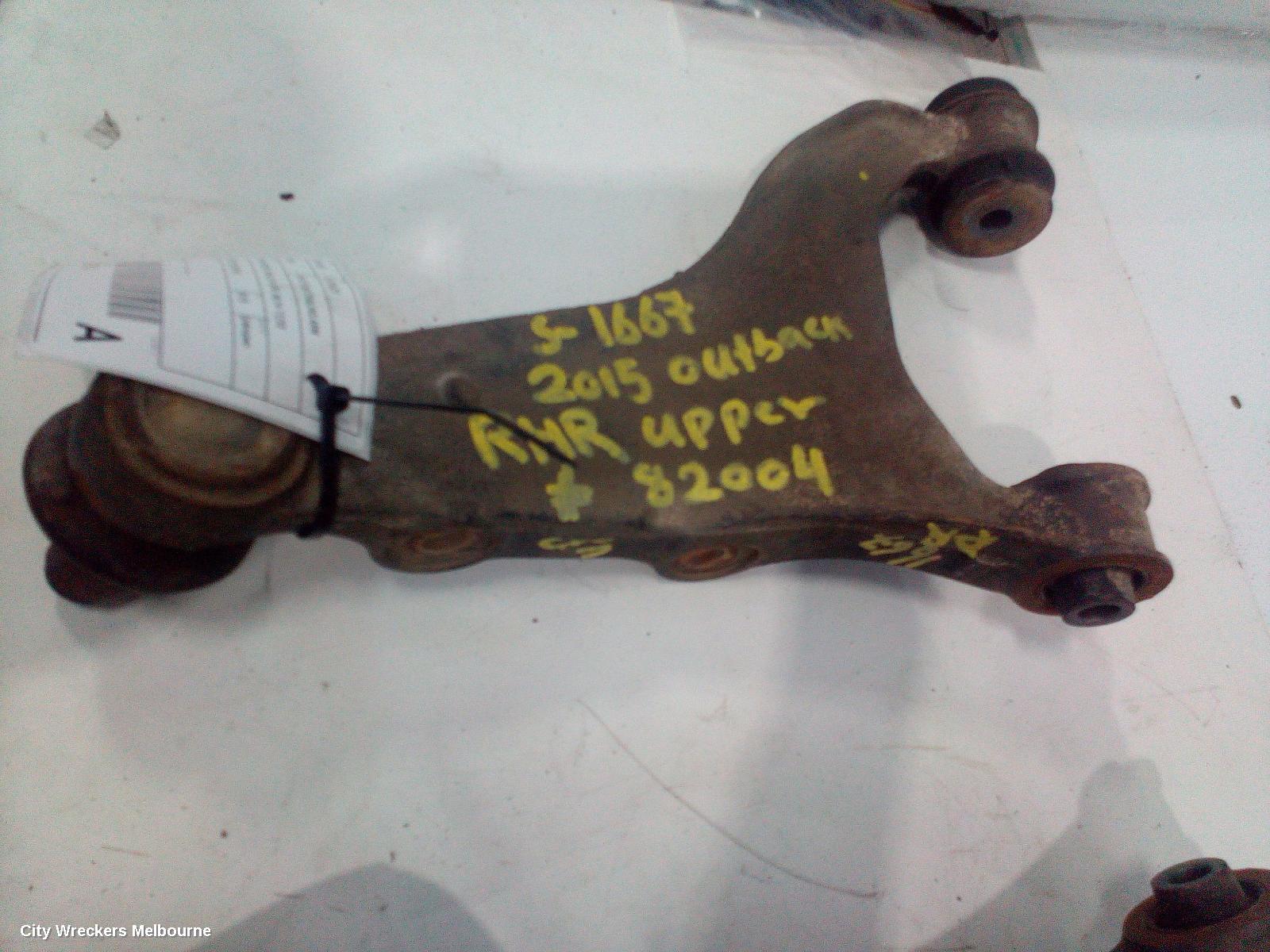SUBARU OUTBACK RIGHT REAR TRAILING ARM, UPPER CONTROL ARM, 6TH GEN, 08/2014 - 12/2020