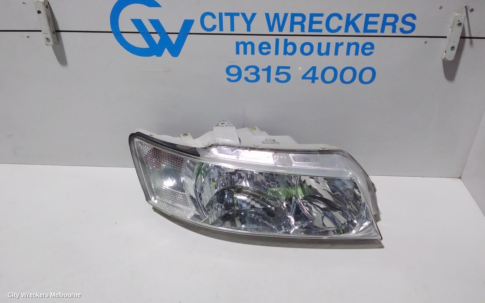 HOLDEN COMMODORE RIGHT HEADLAMP, VZ, ADVENTRA SX6/EXECUTIVE/ACCLAIM/EQUIPE, STANDARD TYPE (CHROME), 08/2004 - 09/2007
