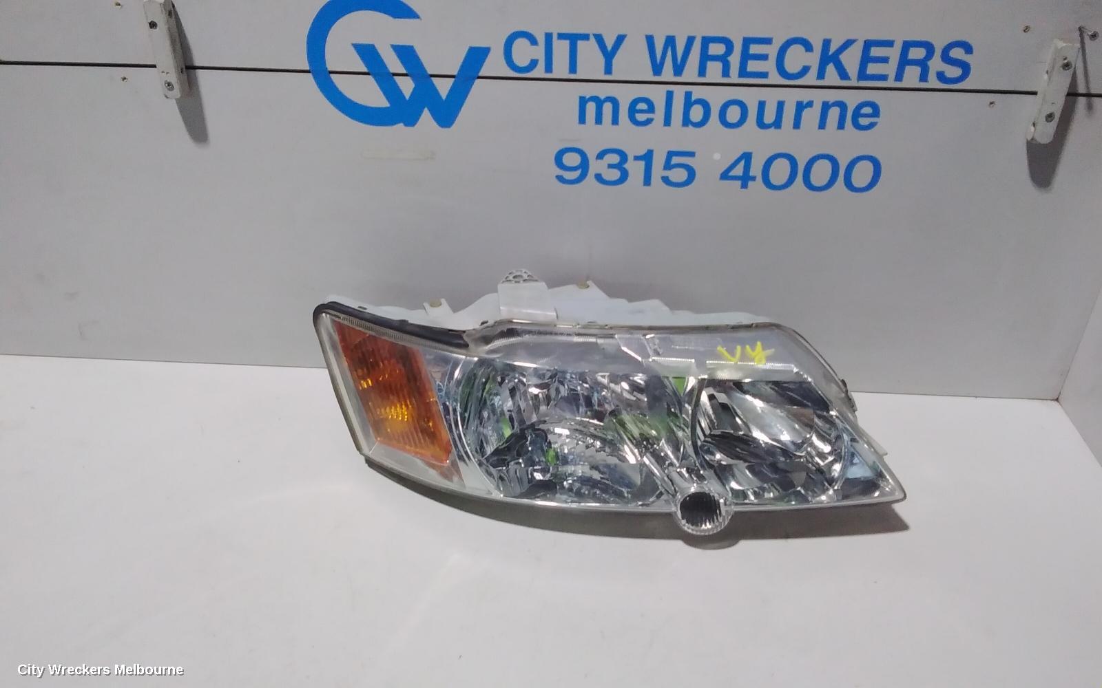 HOLDEN COMMODORE RIGHT HEADLAMP, VY1, EXECUTIVE/ACCLAIM/EQUIPE/LUMINA/S, 10/2002 - 08/2003