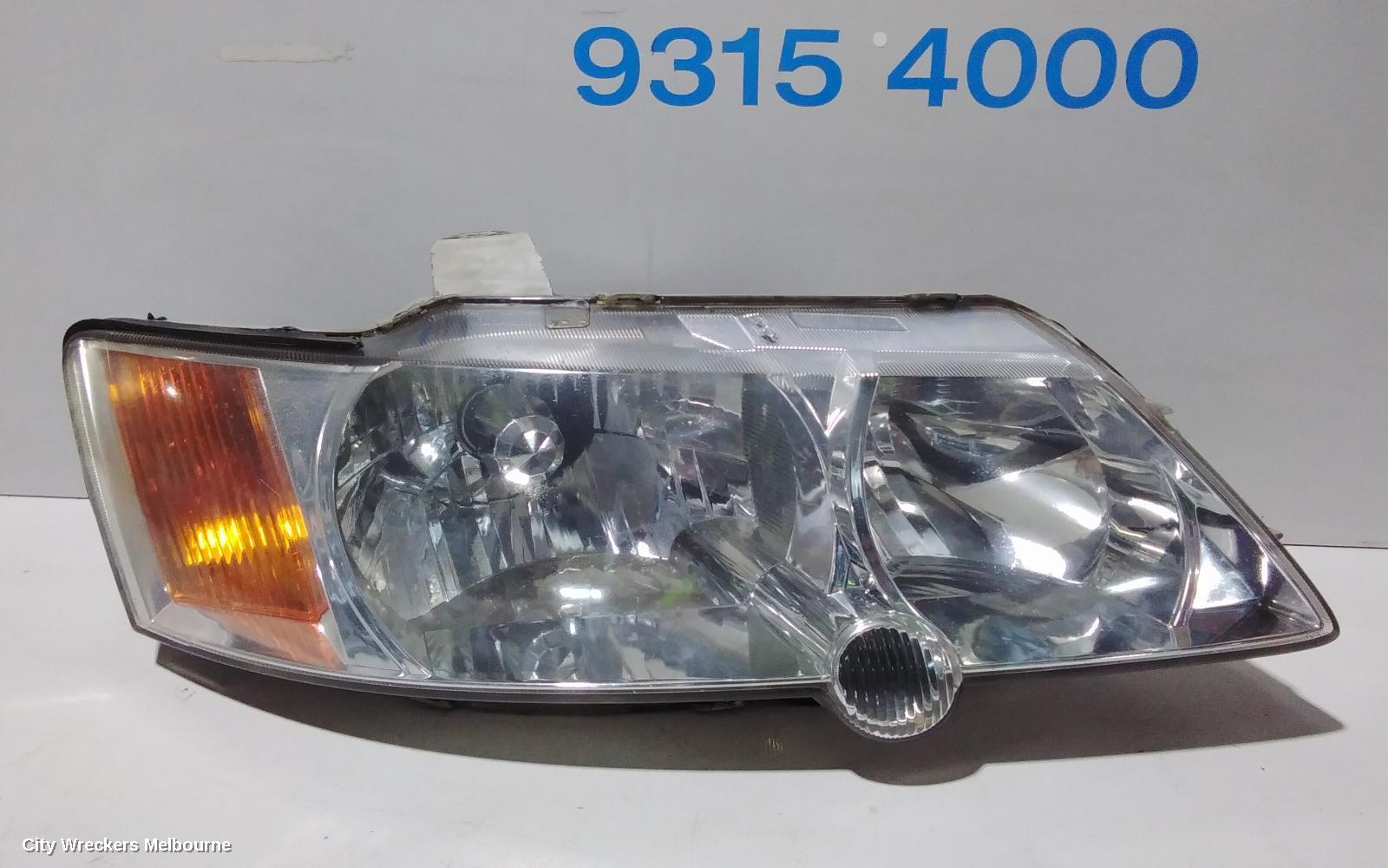 HOLDEN COMMODORE RIGHT HEADLAMP, VY1, EXECUTIVE/ACCLAIM/EQUIPE/LUMINA/S, 10/2002 - 08/2003