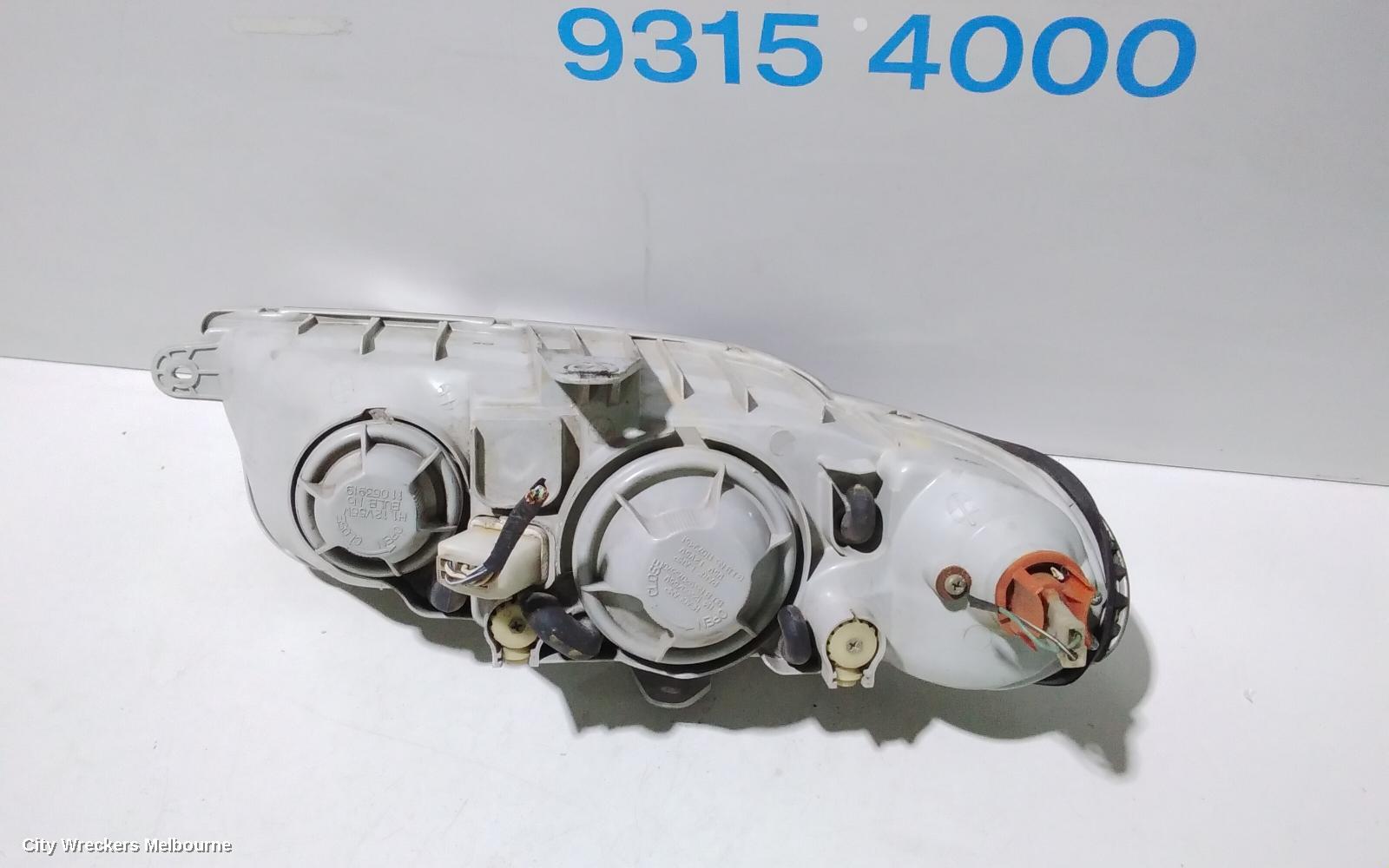 HOLDEN COMMODORE LEFT HEADLAMP, VX, EXECUTIVE/ACCLAIM/S PACK, CHROME INSERT TYPE, 10/2000 - 09/2002